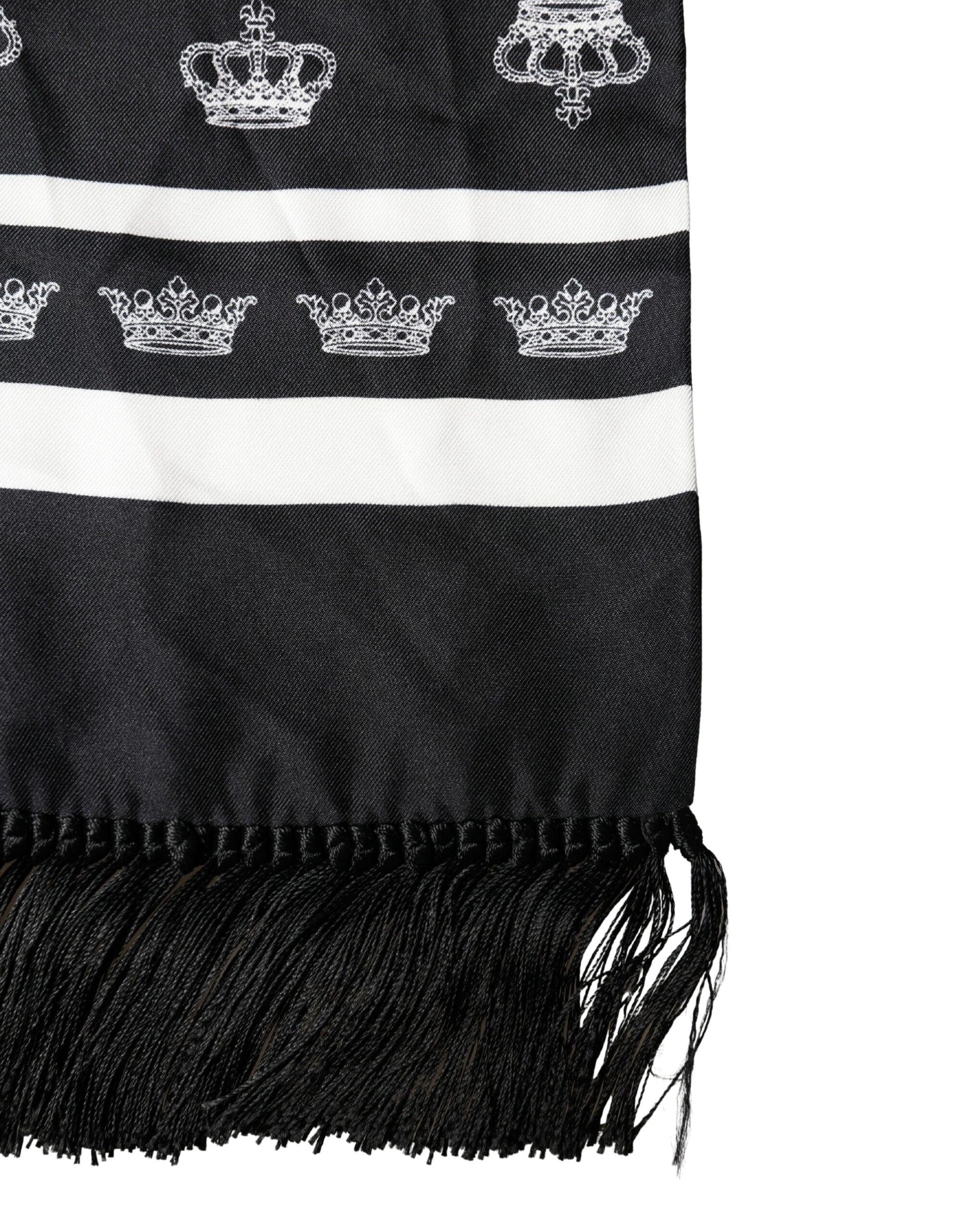 Dolce & Gabbana Black Scarf for Men detail view
