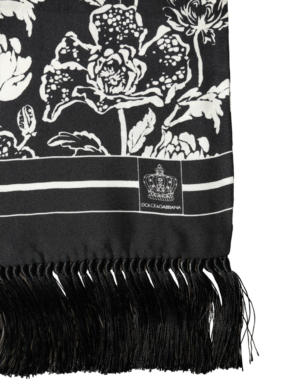 Dolce & Gabbana Black Scarf for Men side view
