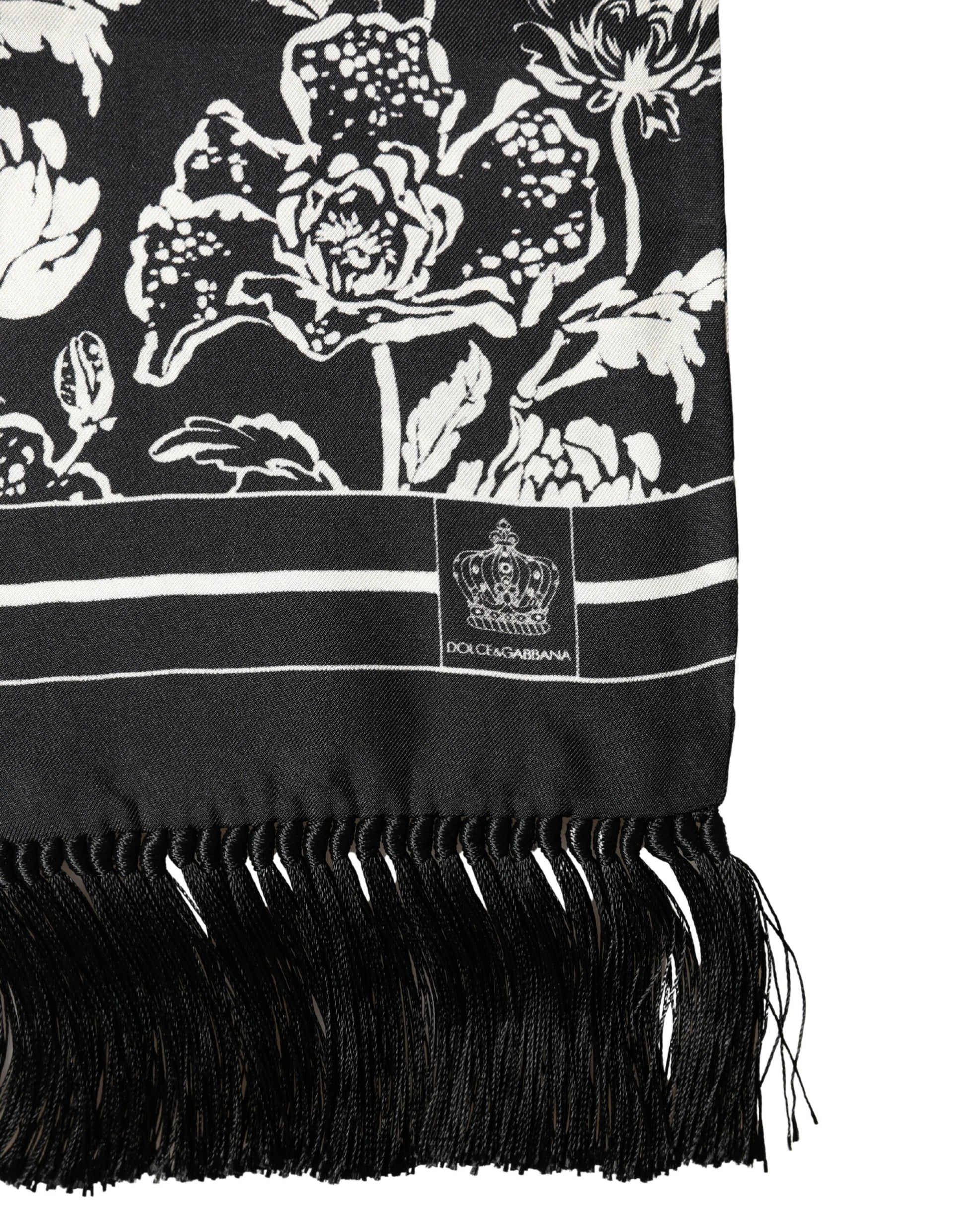 Dolce & Gabbana Black Scarf for Men side view