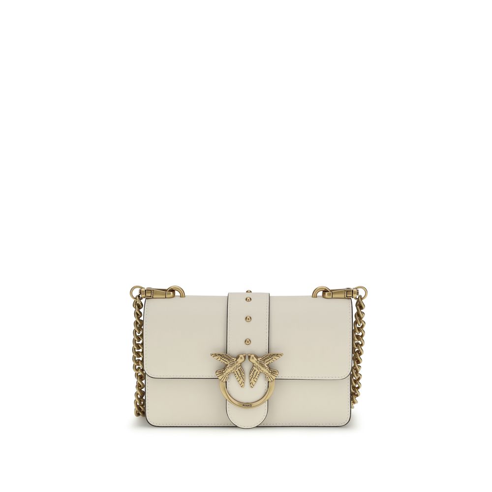 Sac porté épaule PINKO en cuir de veau beige Bos Taurus