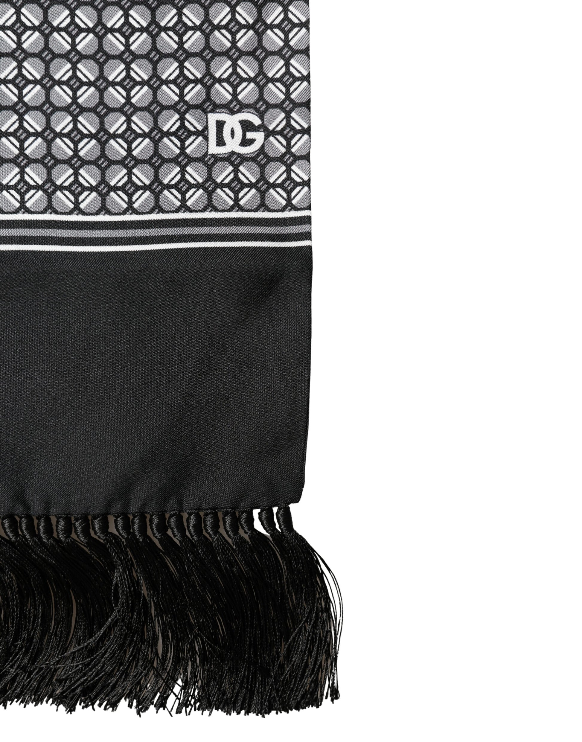 Dolce & Gabbana Black Scarf for Men detail view