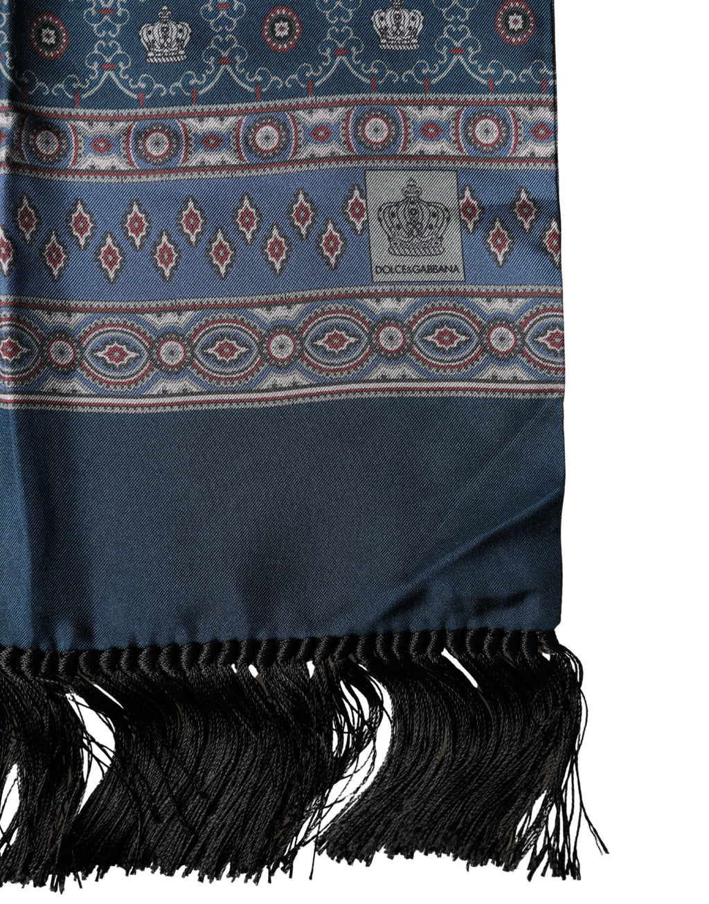 Dolce & Gabbana Blue Scarf for Men detail view
