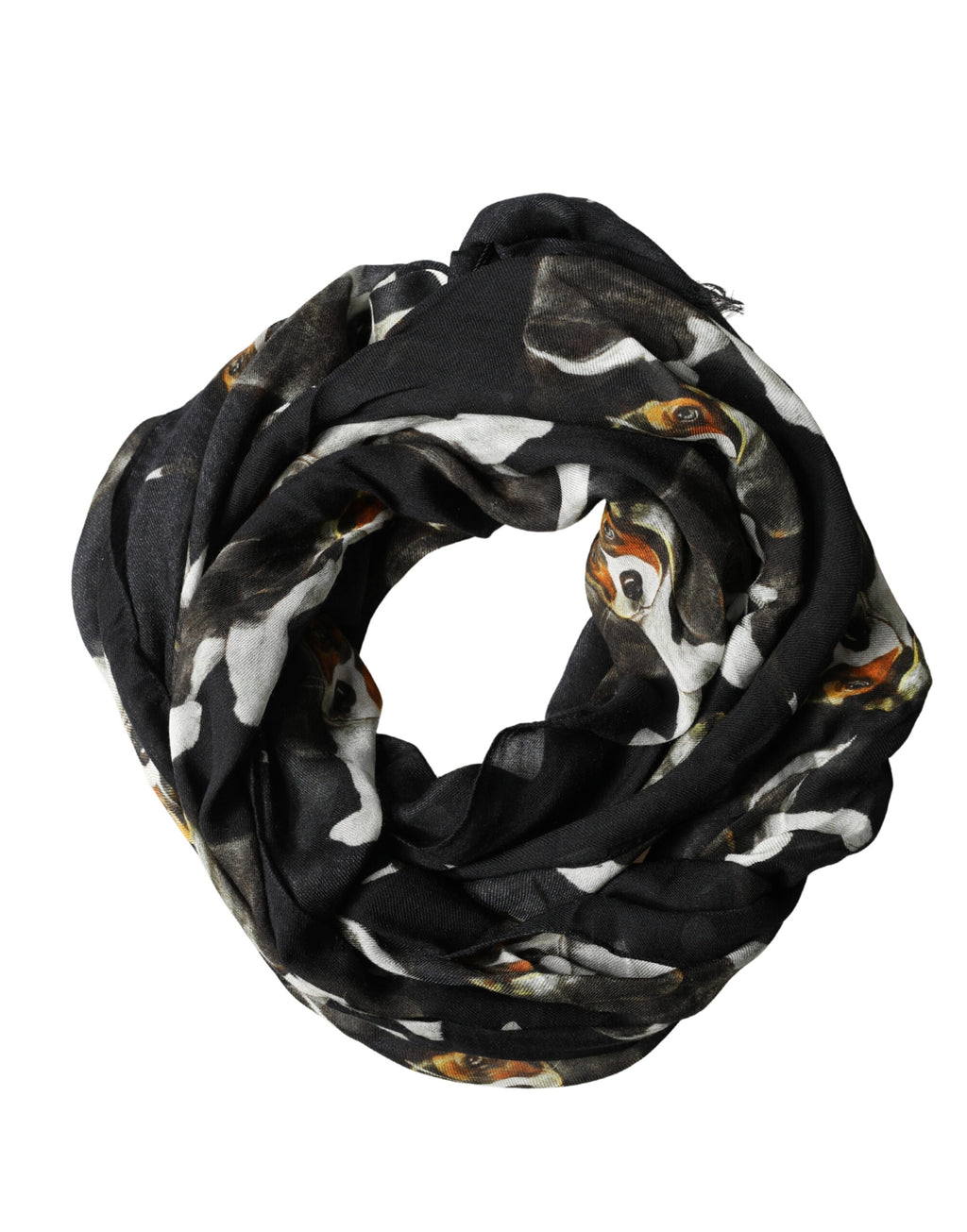 Dolce & Gabbana Black Scarf for Men side view