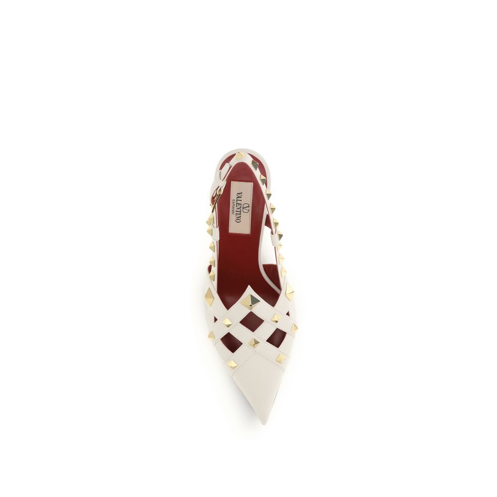 Valentino Garavani Beige High Heel for Women side view