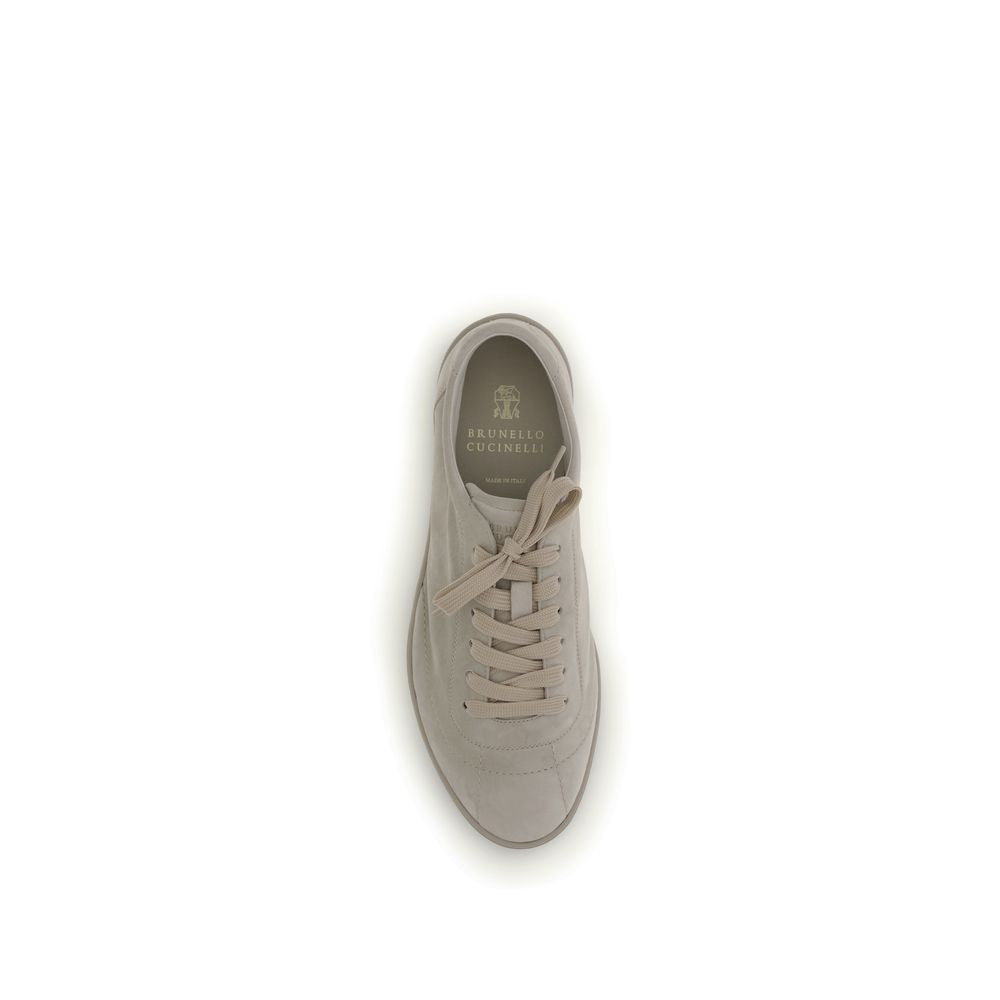 Brunello Cucinelli Beige Sneakers side view