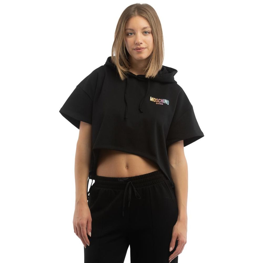 Moschino Black Cotton Sweatshirt