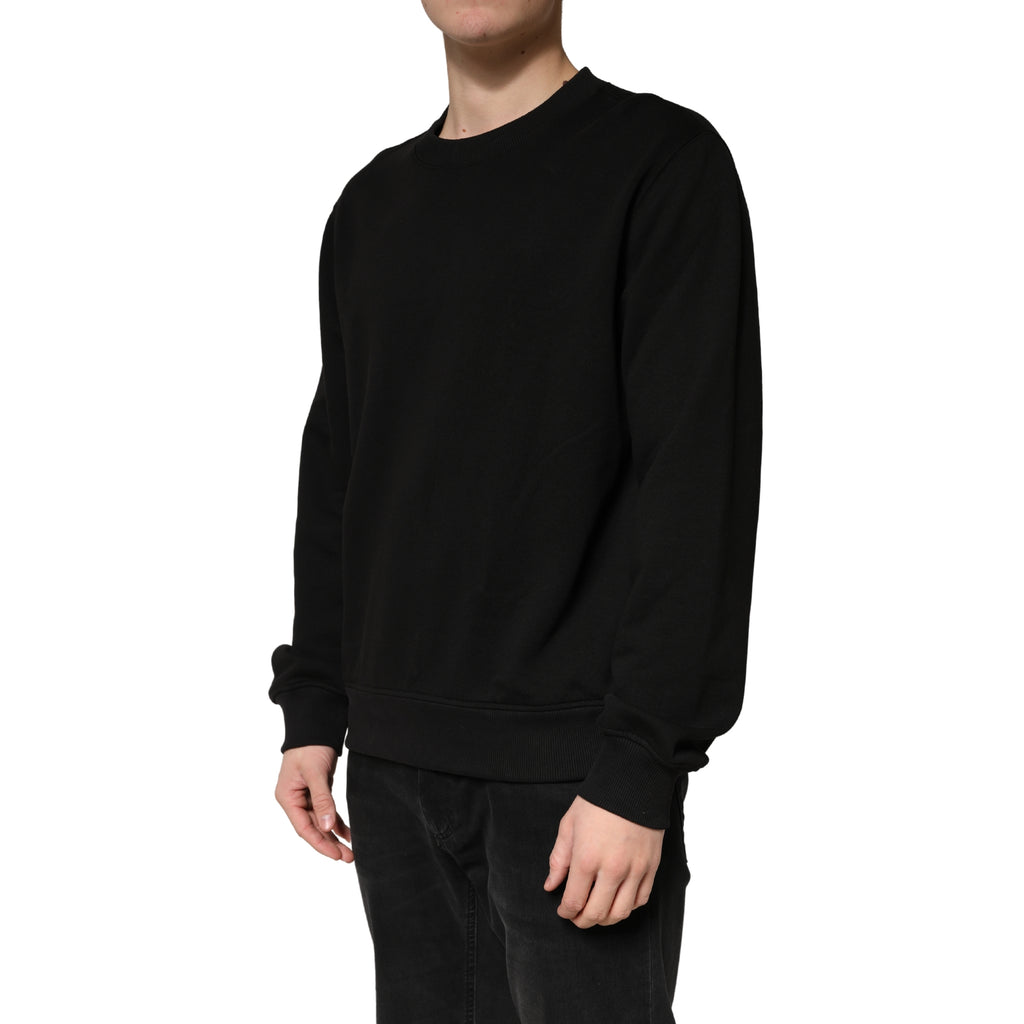 Dolce & Gabbana Black Long Sleeve T-Shirt for Men detail view