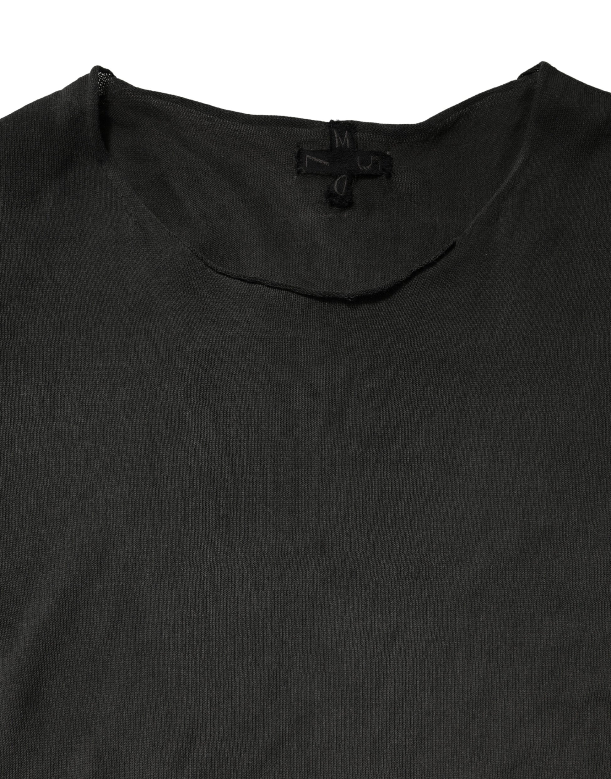 Dolce & Gabbana Black Long Sleeve T-Shirt for Men additional view