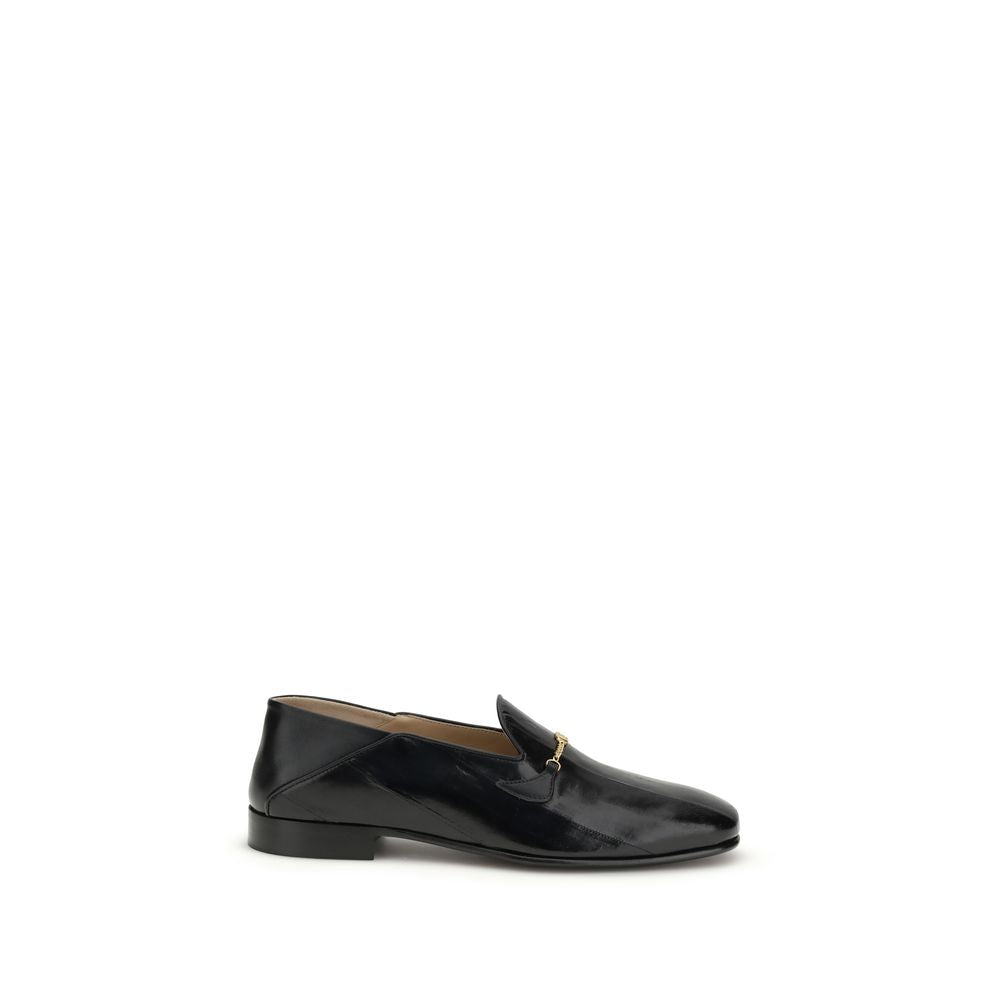 Valentino Garavani Black Slip On Loafers for Men