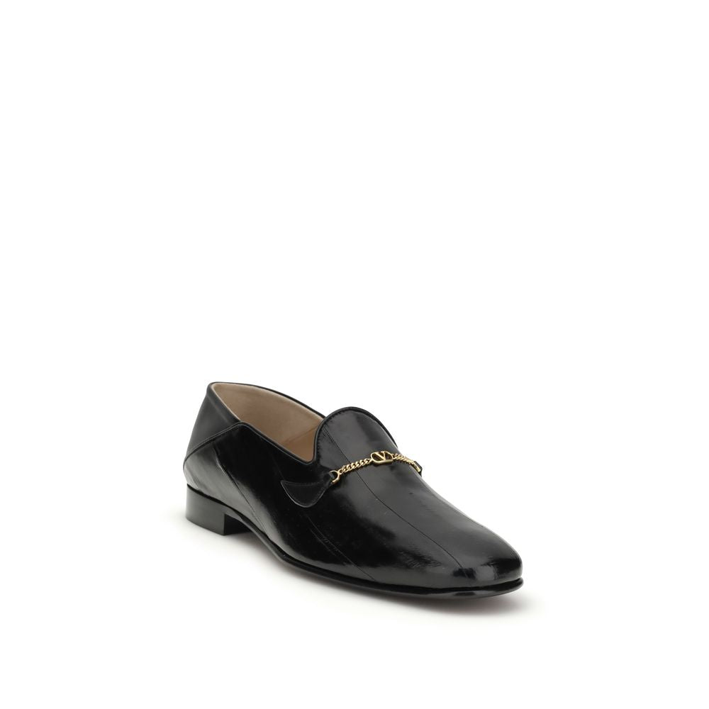 Valentino Garavani Black Slip On Loafers for Men alternate view