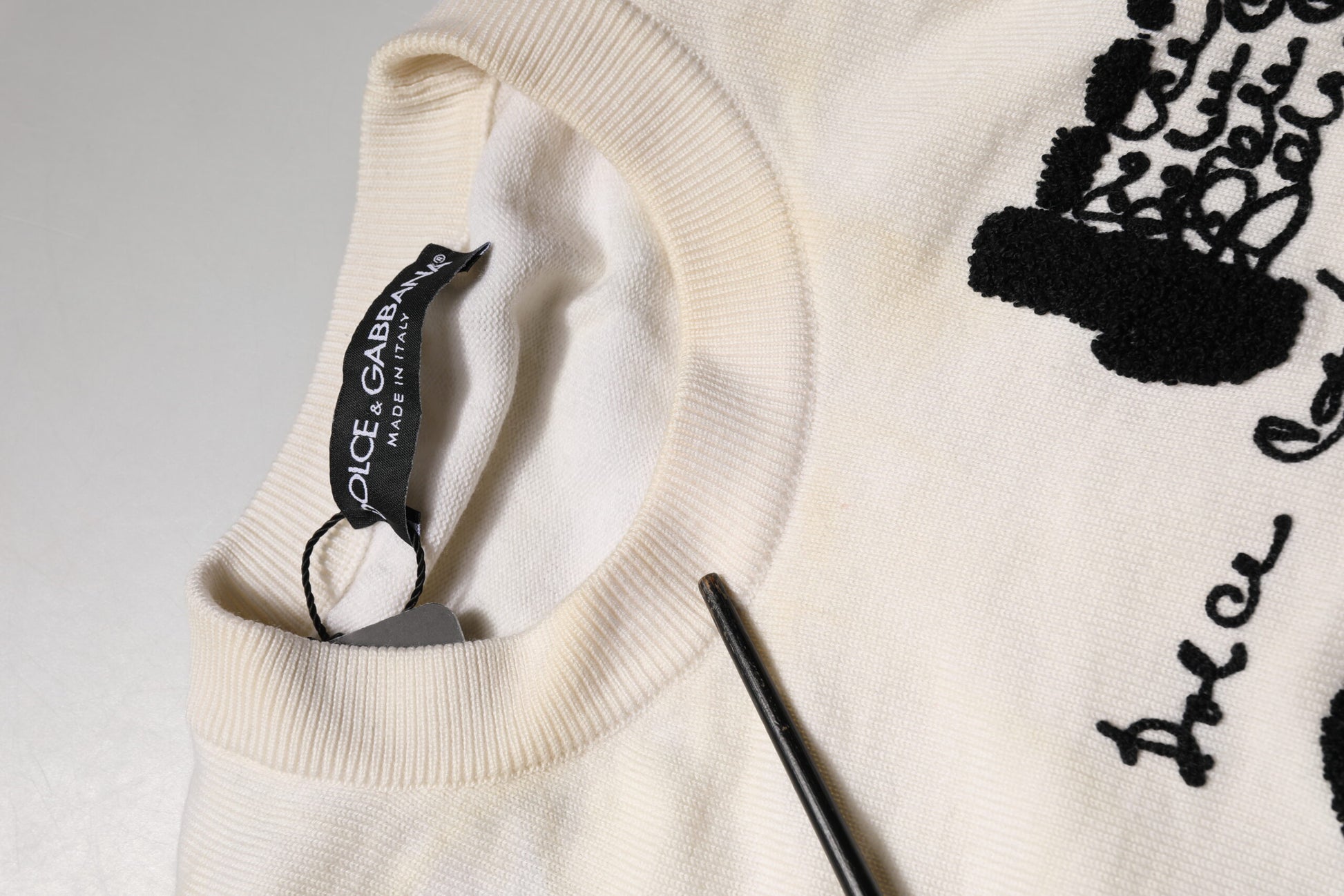Dolce & Gabbana White Long Sleeve T-Shirt for Men additional view
