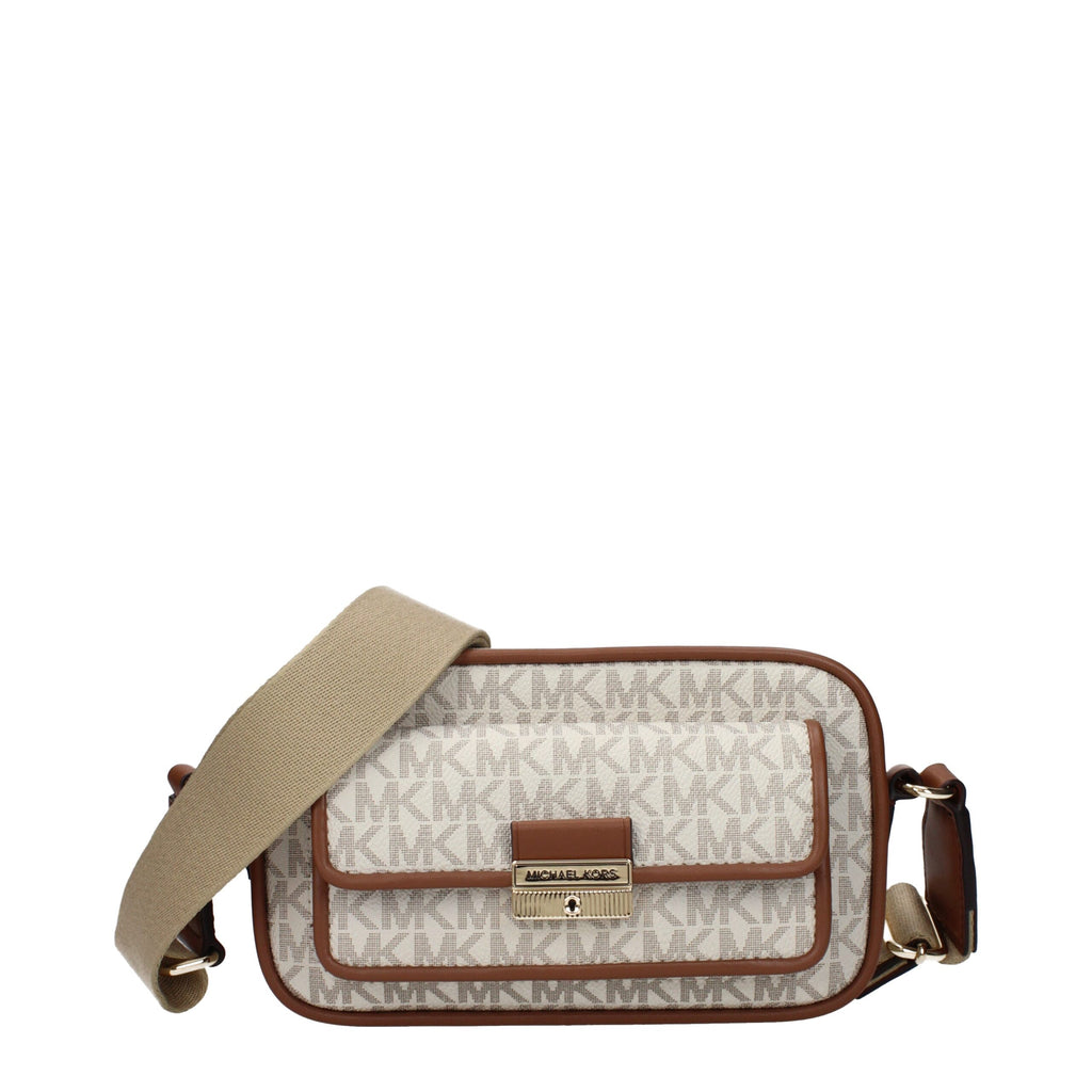 Sac bandoulière Michael Kors en tissu beige