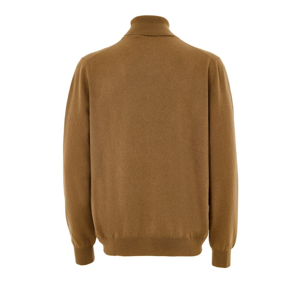 Gran Sasso Brown Turtleneck for Men alternate view