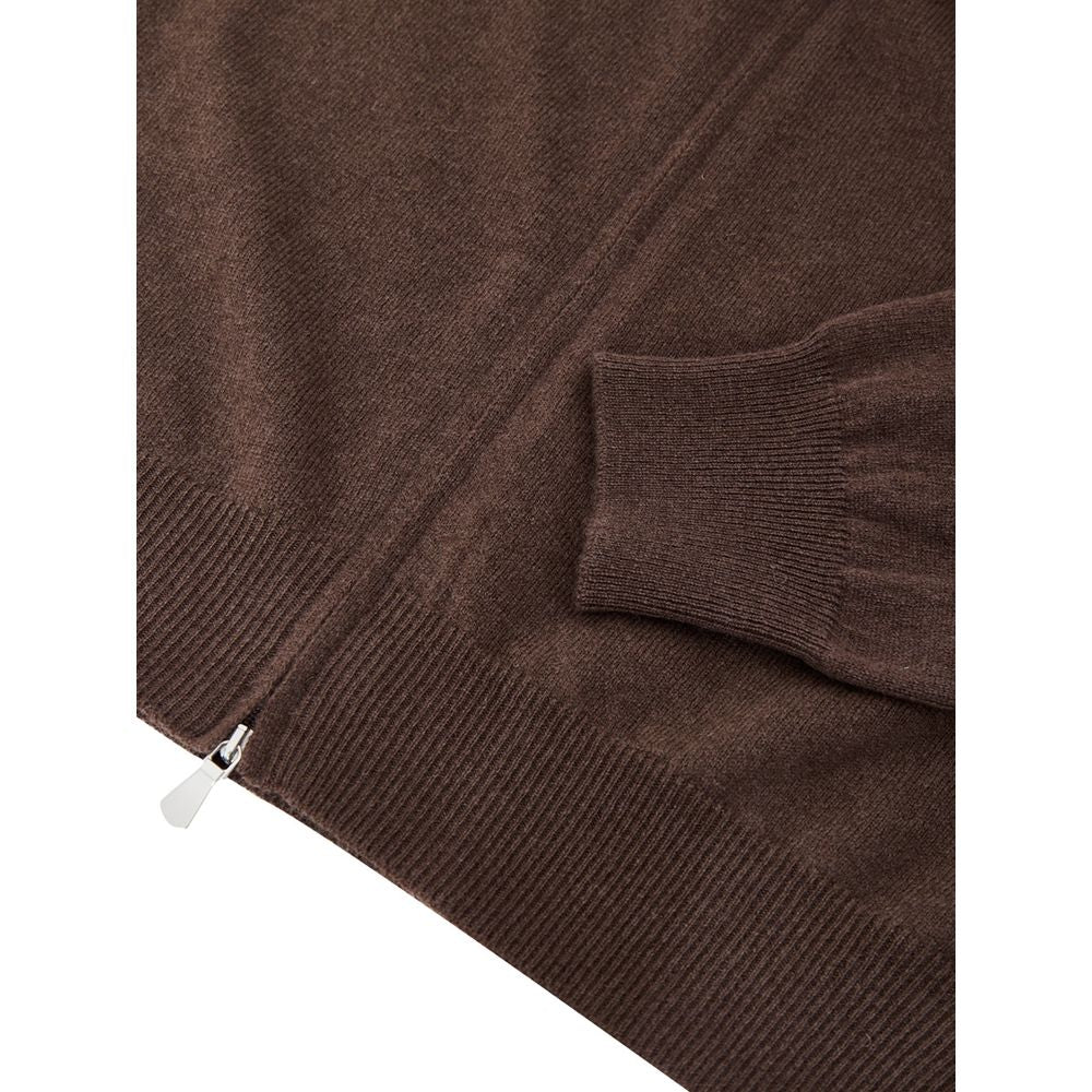 Gran Sasso Brown Cardigan for Men detail view