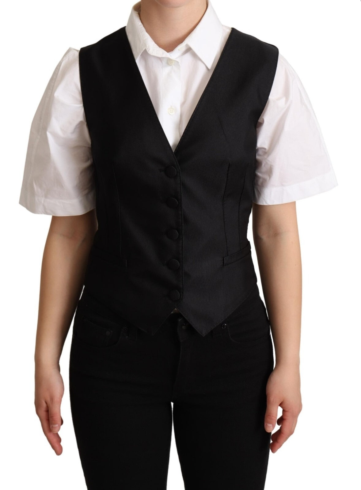 Dolce & Gabbana Black Waistcoats for Women