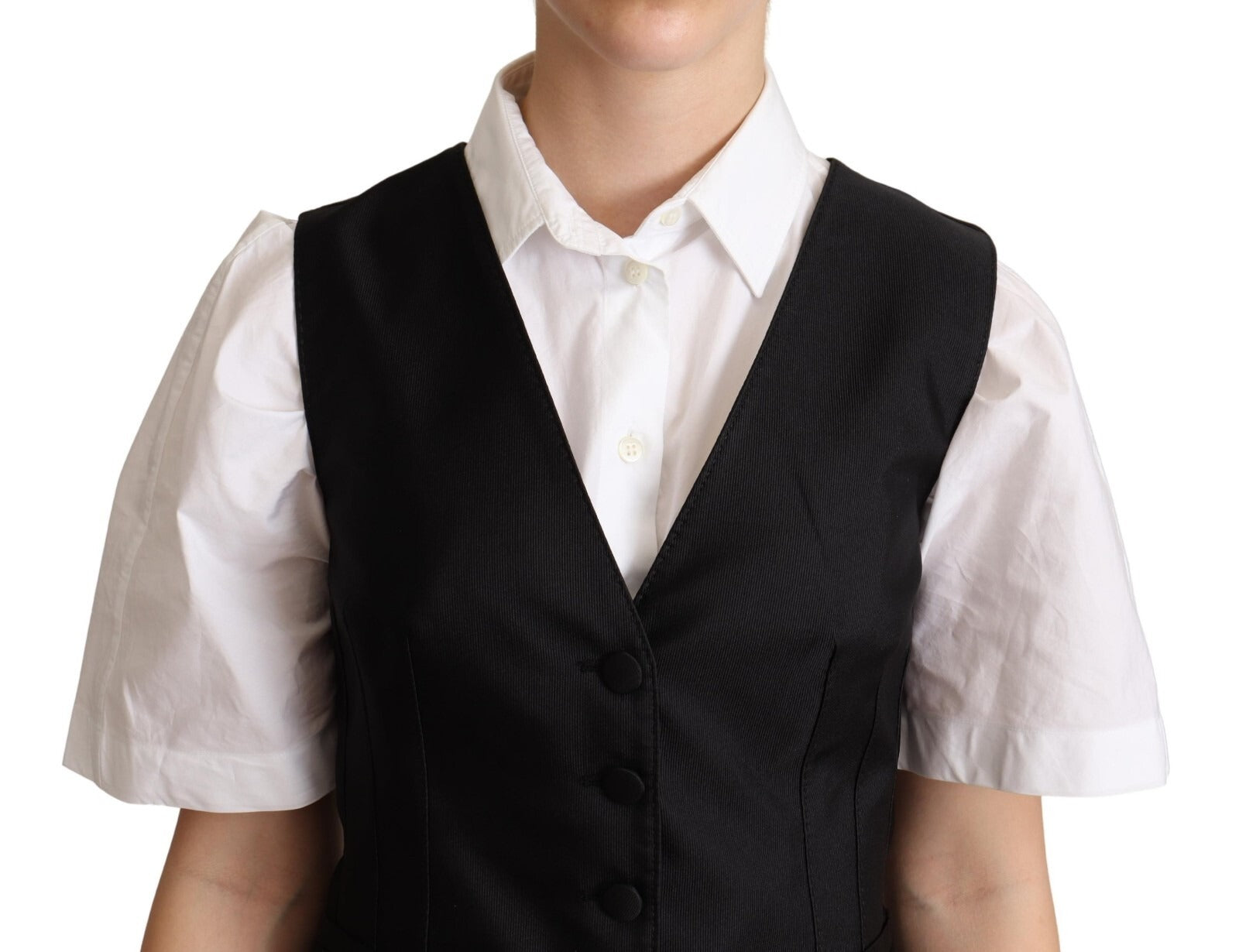Dolce & Gabbana Black Waistcoats for Women additional view