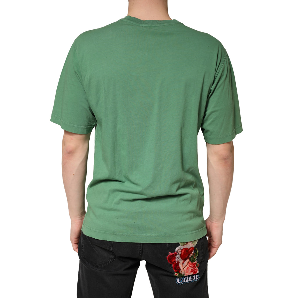 Dolce & Gabbana Green Shortsleeve for Men side view