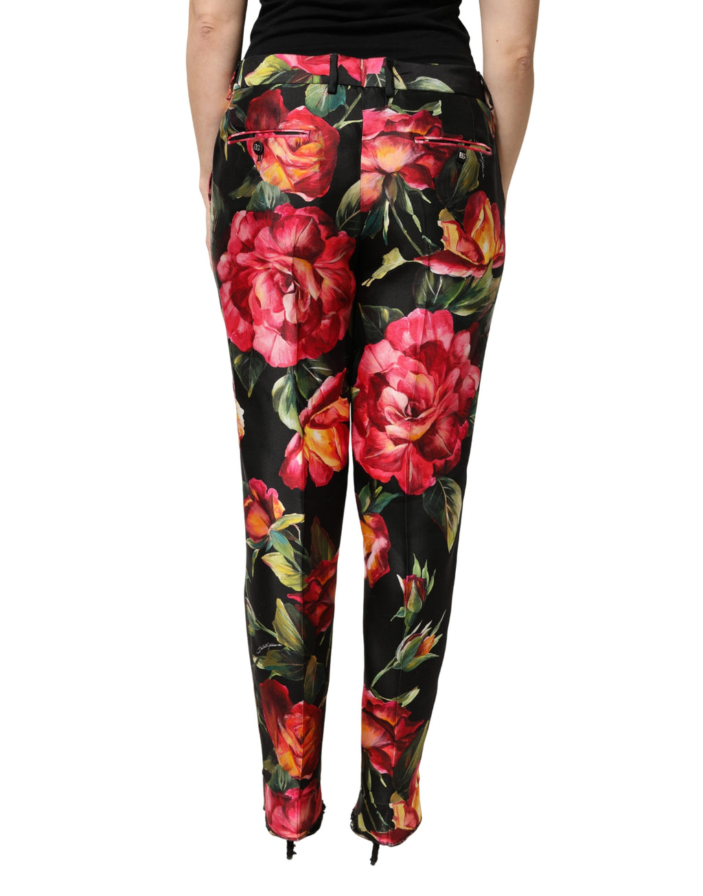 Dolce & Gabbana Black Casual Pants for Women side view