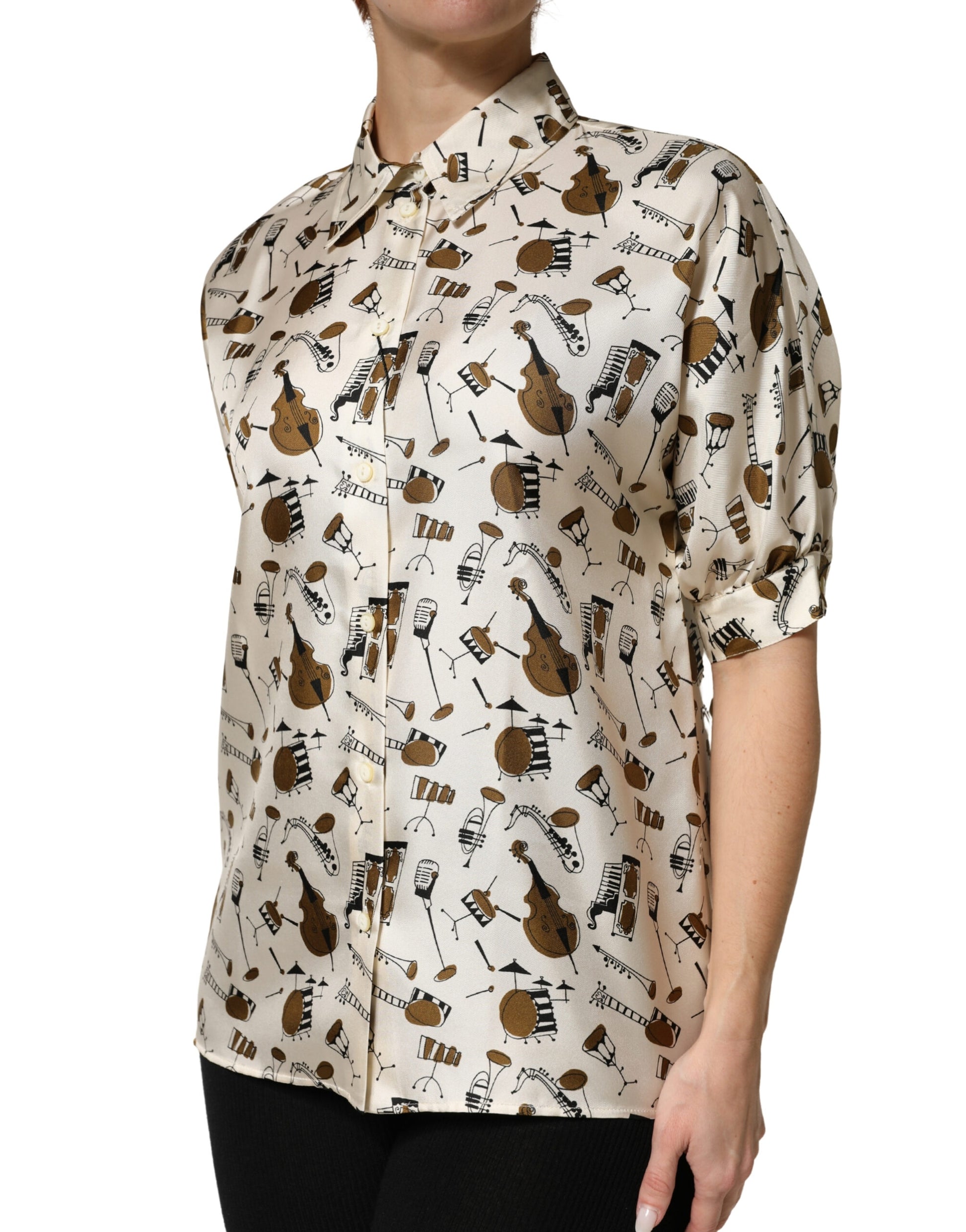 Dolce & Gabbana Beige Blouse for Women detail view