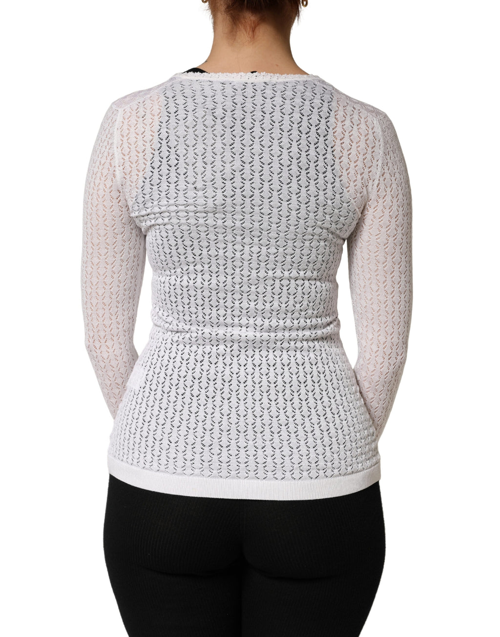 Dolce & Gabbana White Cardigan for Women side view