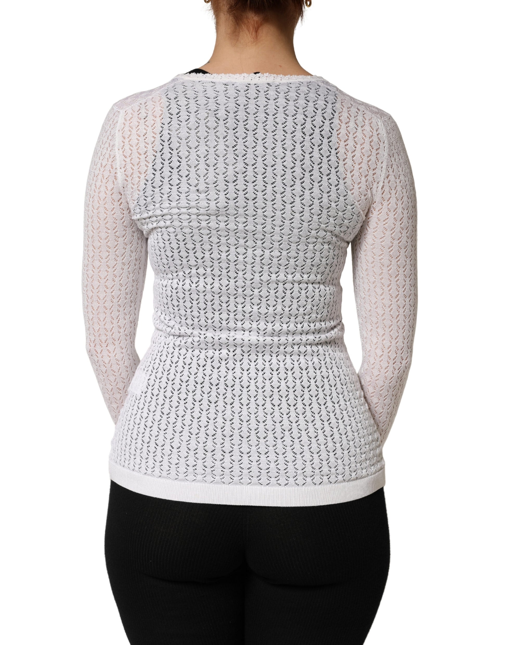 Dolce & Gabbana White Cardigan for Women side view
