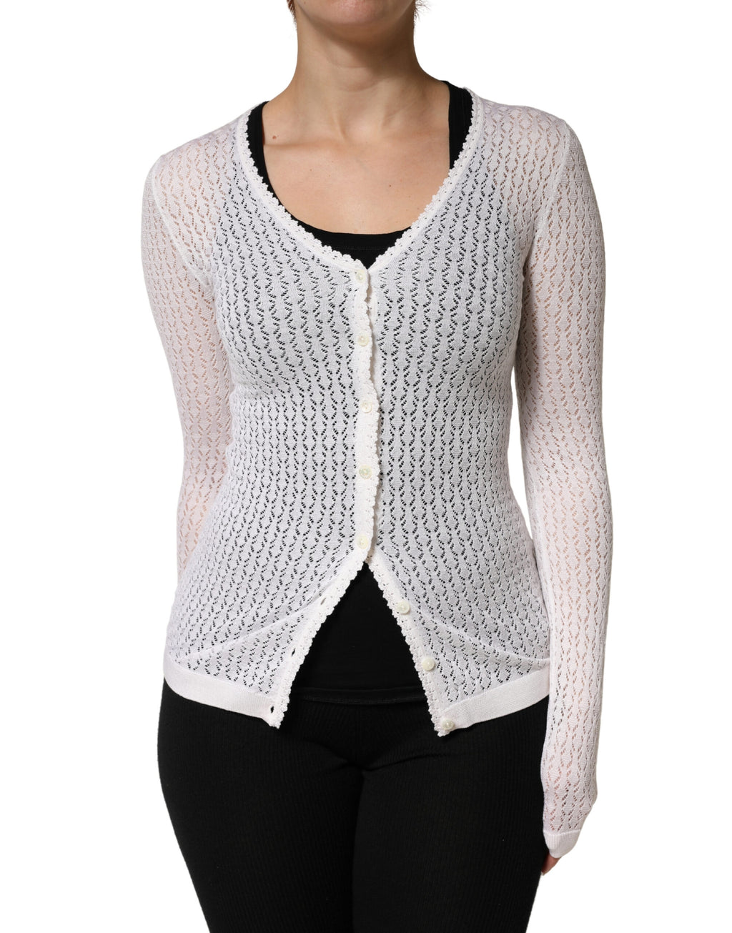 Dolce & Gabbana White Cardigan for Women