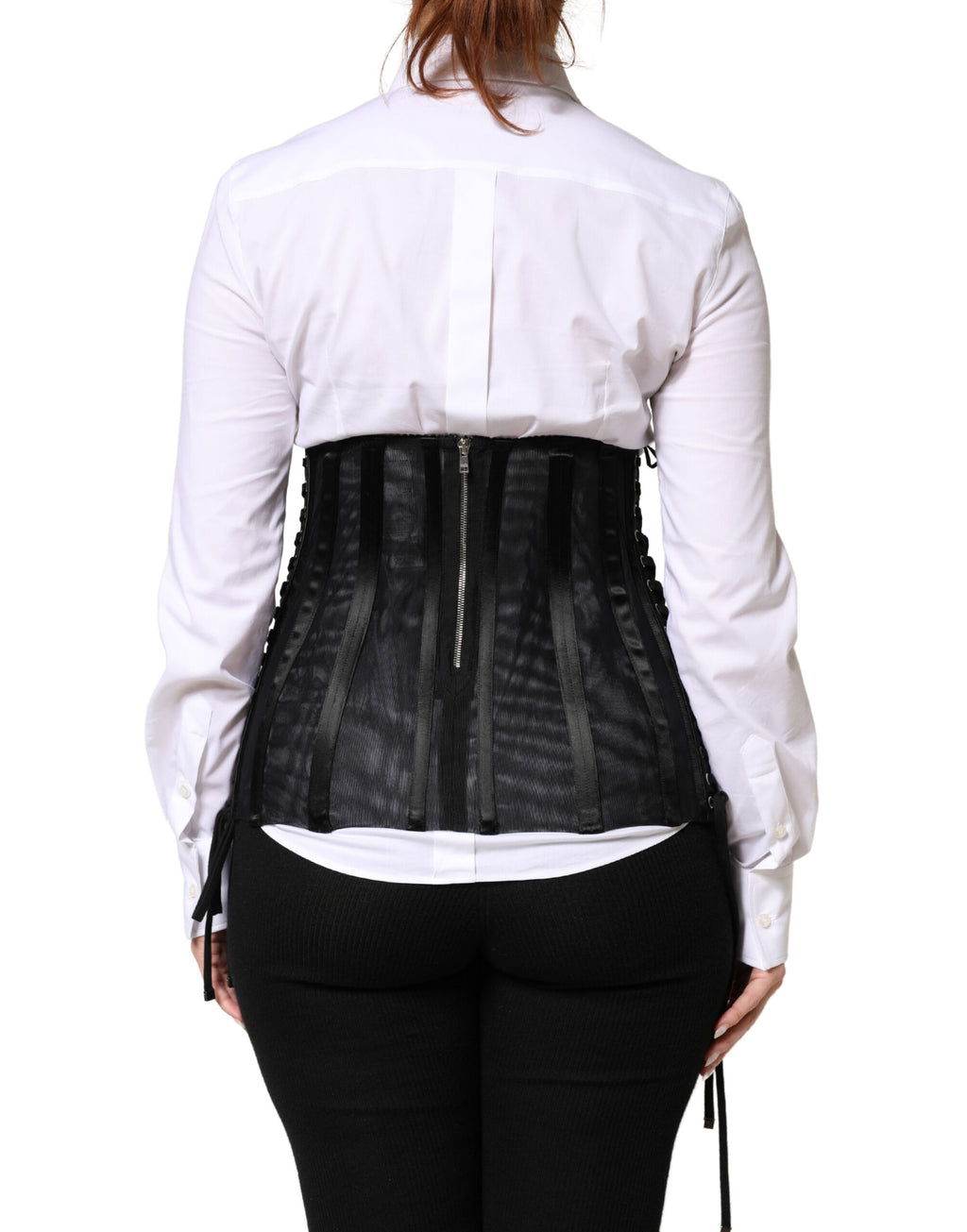 Dolce & Gabbana Black Sleeveless T-Shirt for Women detail view