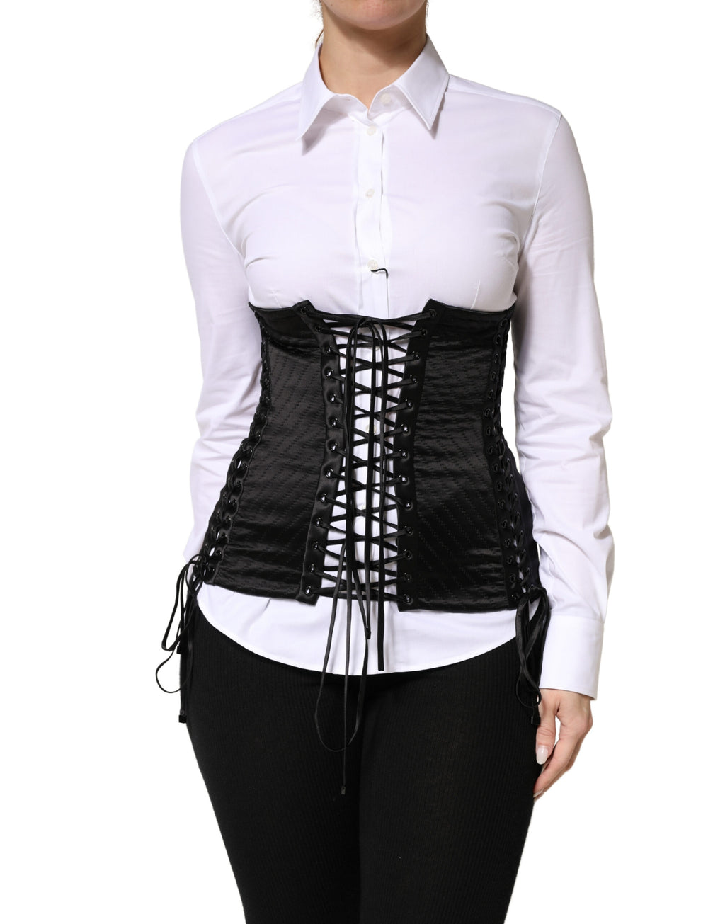 Dolce & Gabbana Black Sleeveless T-Shirt for Women alternate view