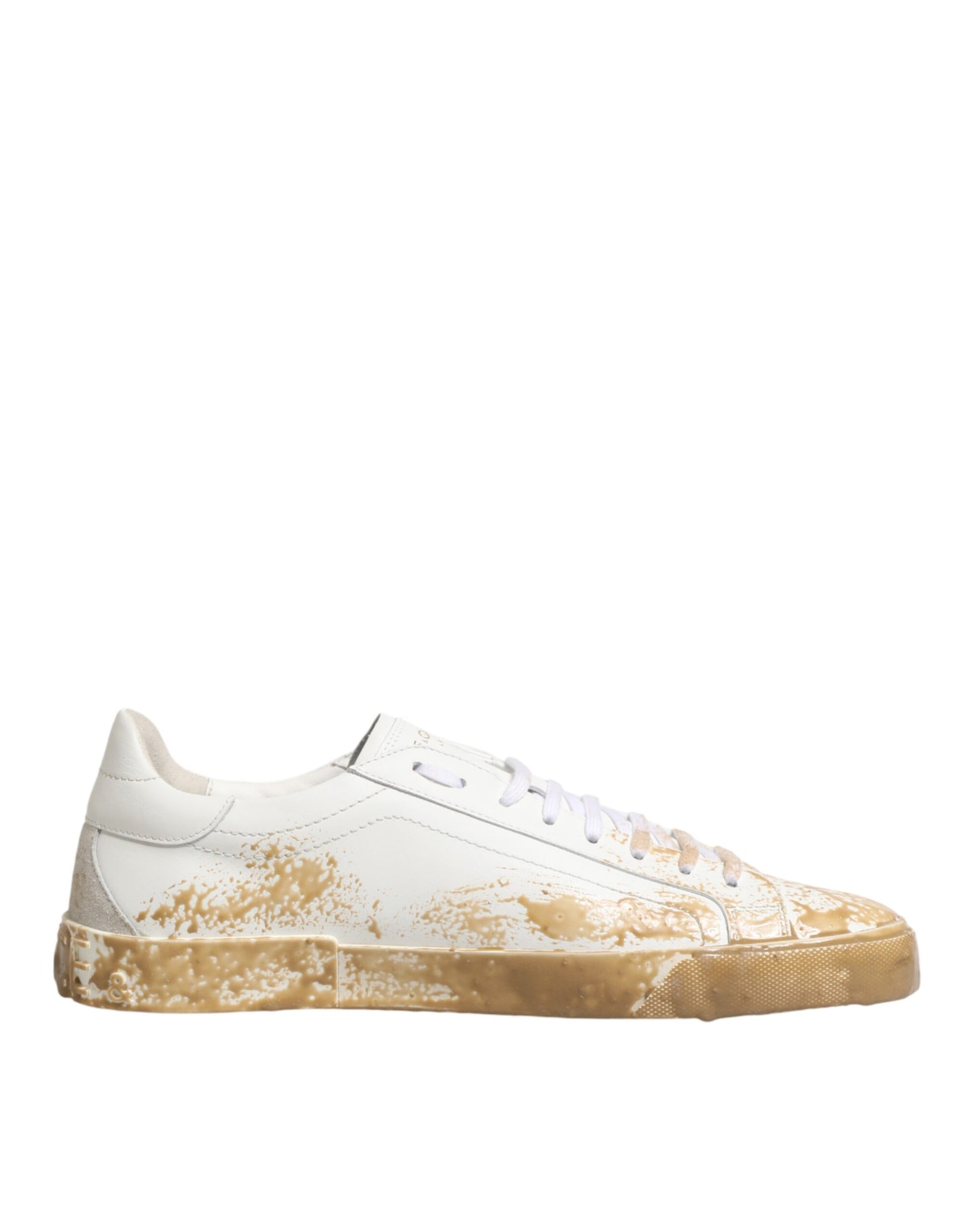 Dolce & Gabbana White Low Top Sneakers for Men