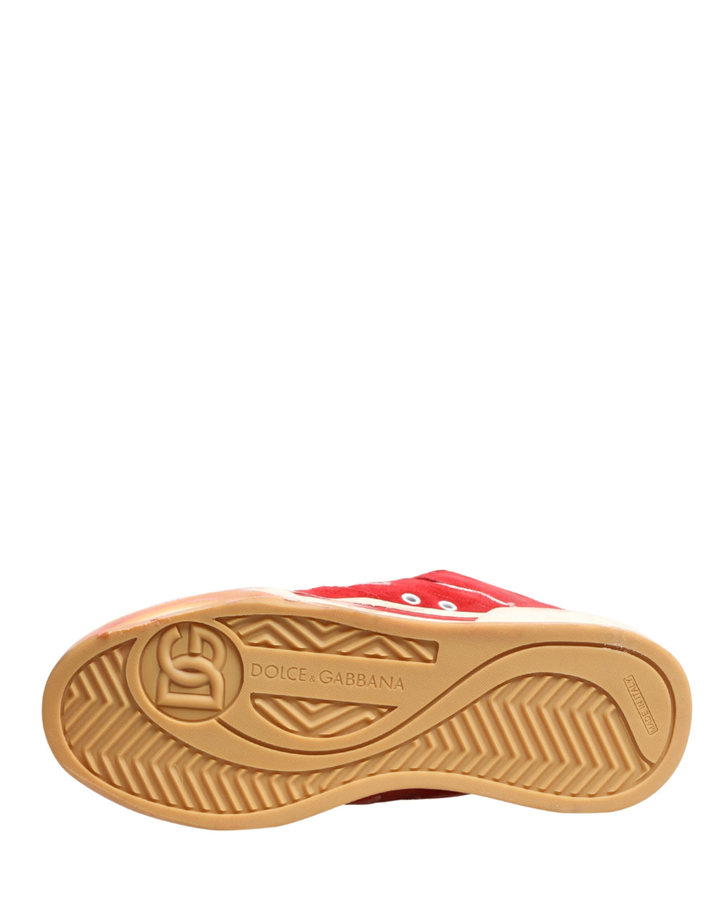 Dolce & Gabbana Red Low Top Sneakers for Men alternate view