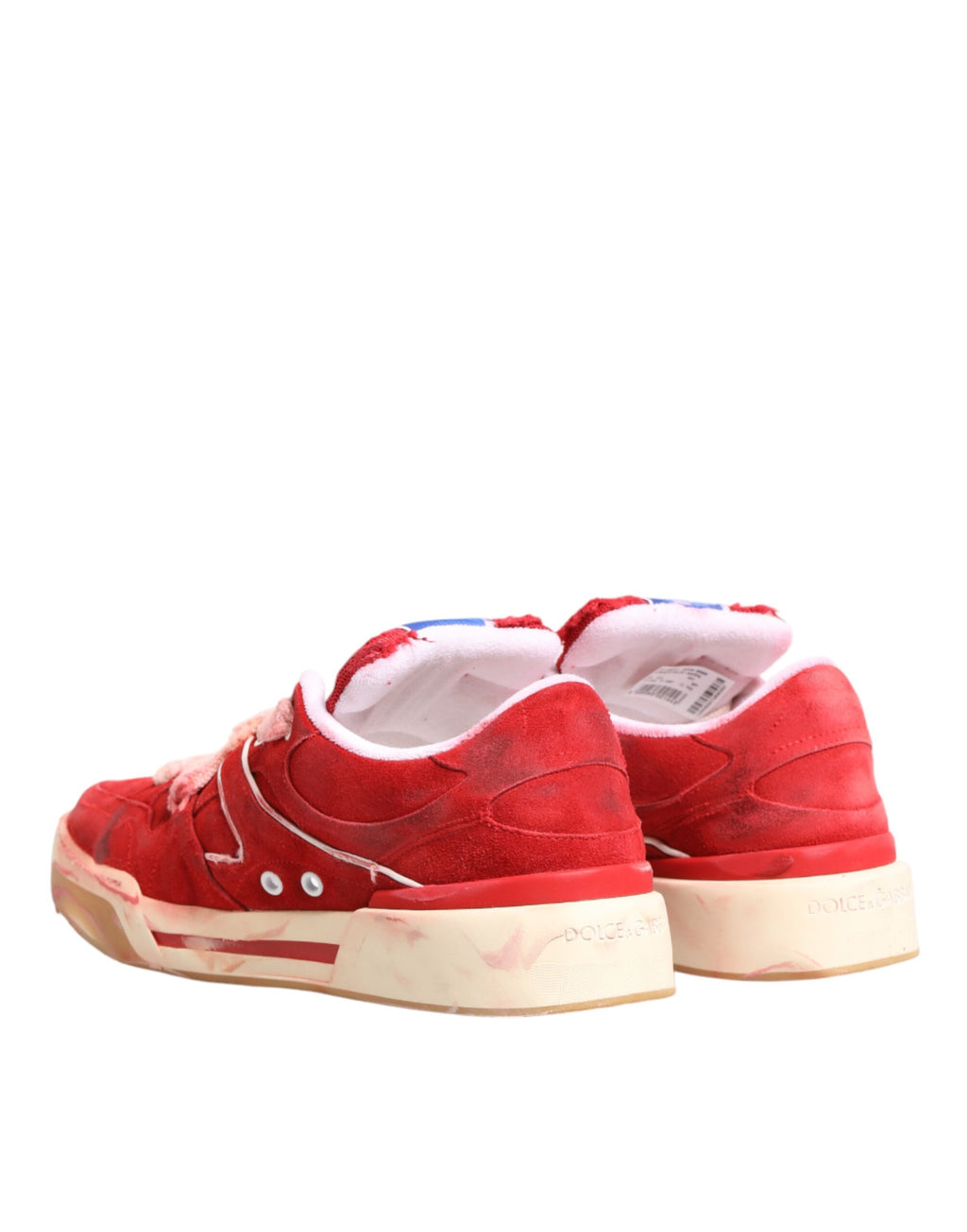 Dolce & Gabbana Red Low Top Sneakers for Men additional view