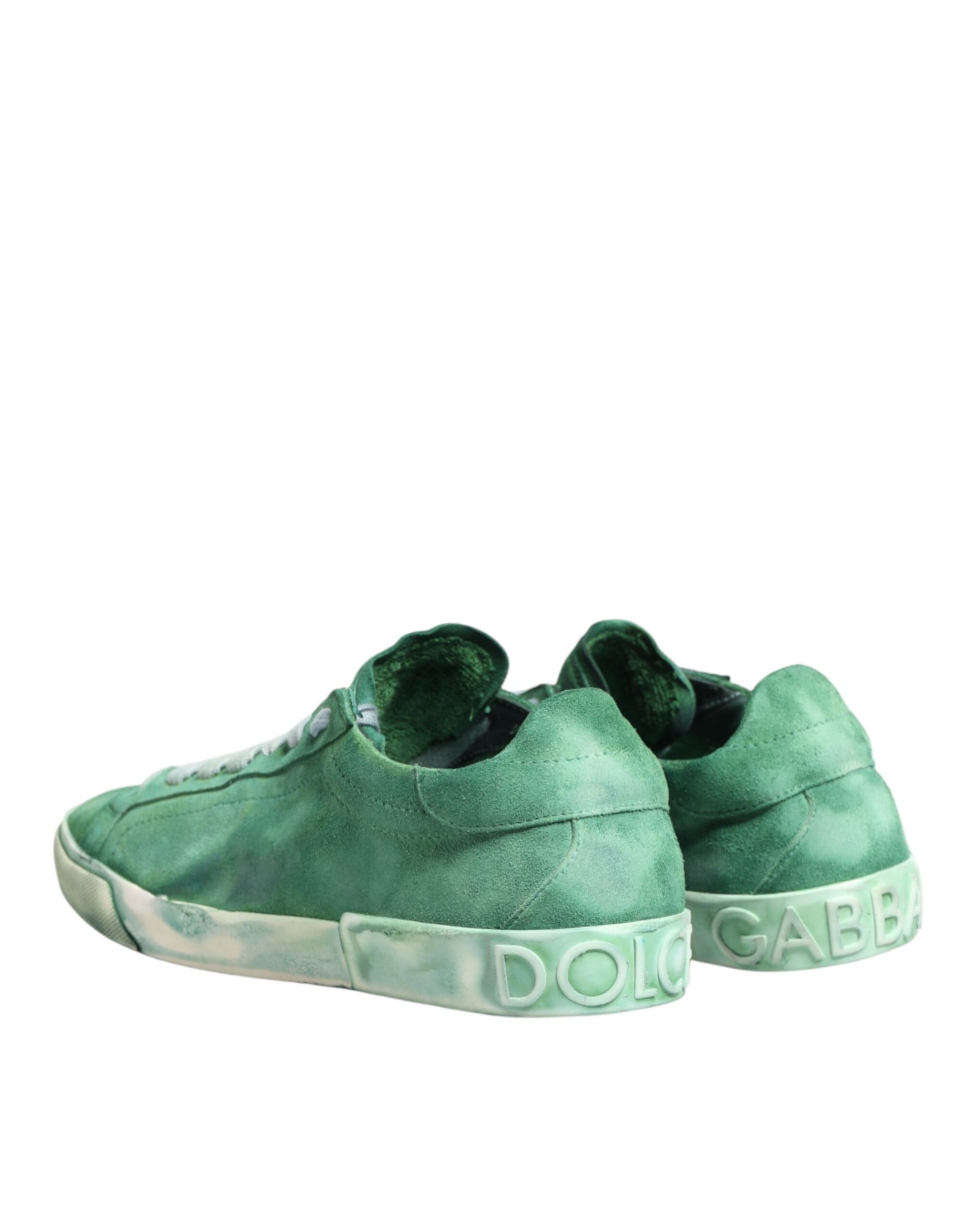 Dolce & Gabbana Green Low Top Sneakers for Men additional view