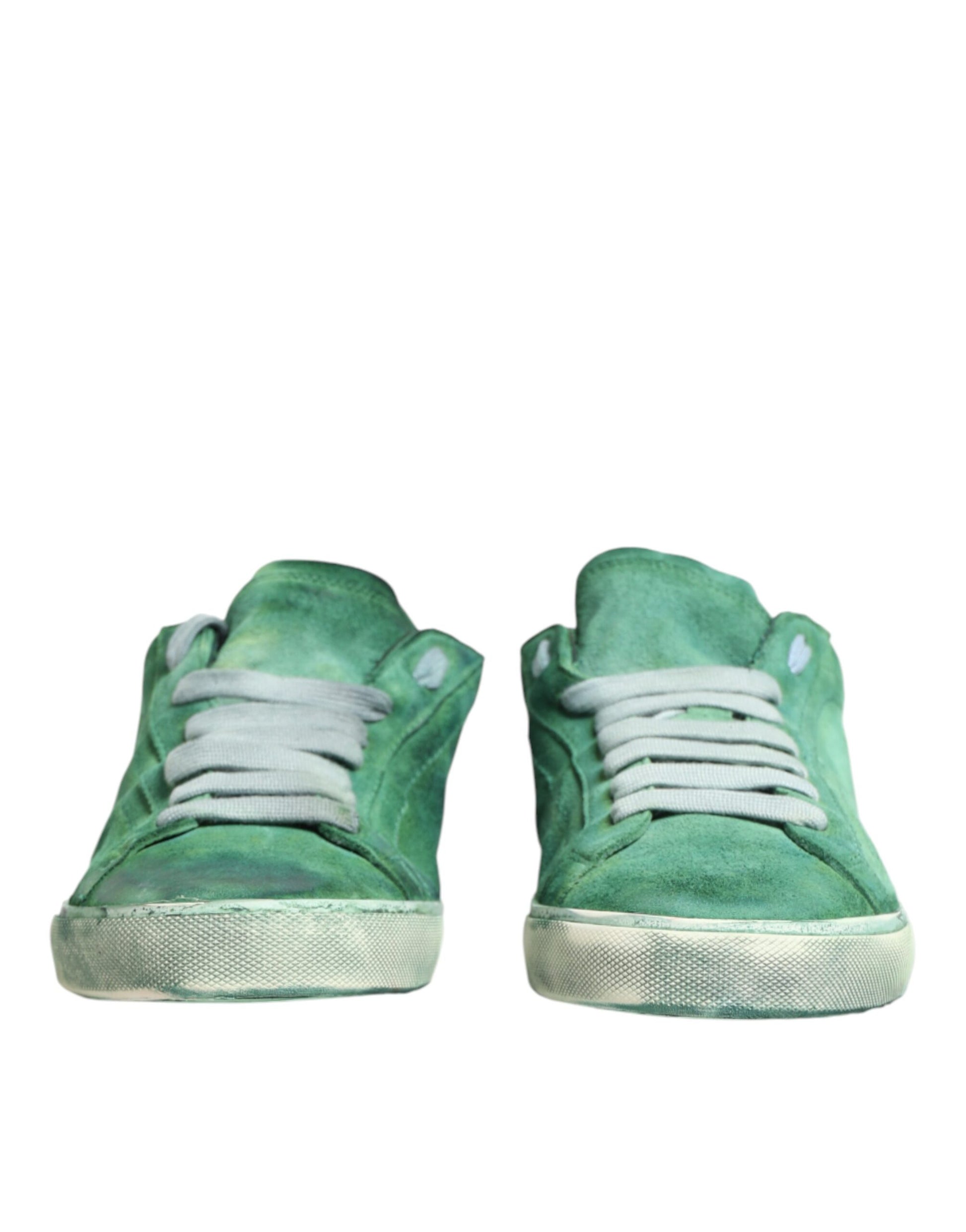 Dolce & Gabbana Green Low Top Sneakers for Men detail view