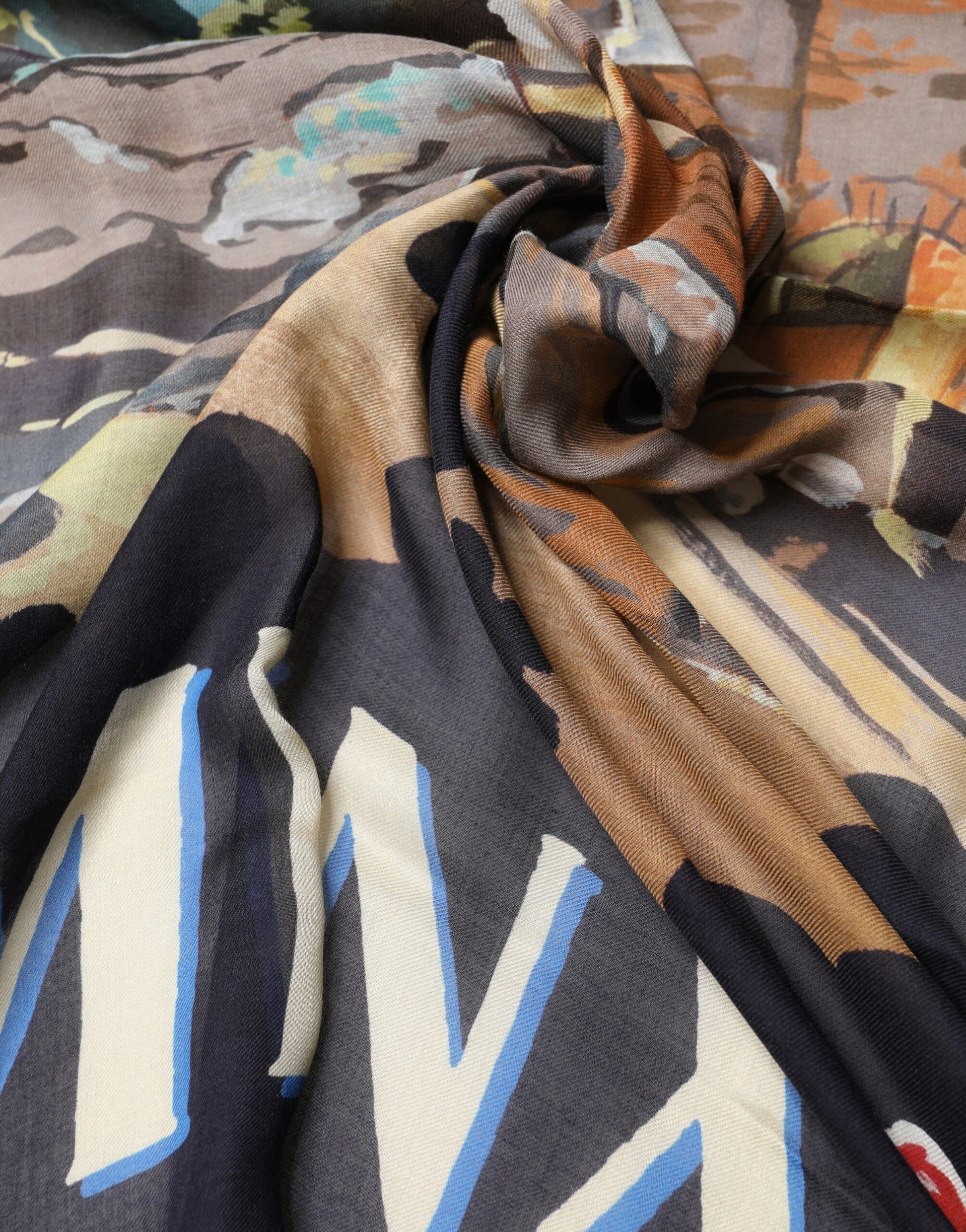 Dolce & Gabbana Multicolor Scarf for Men side view