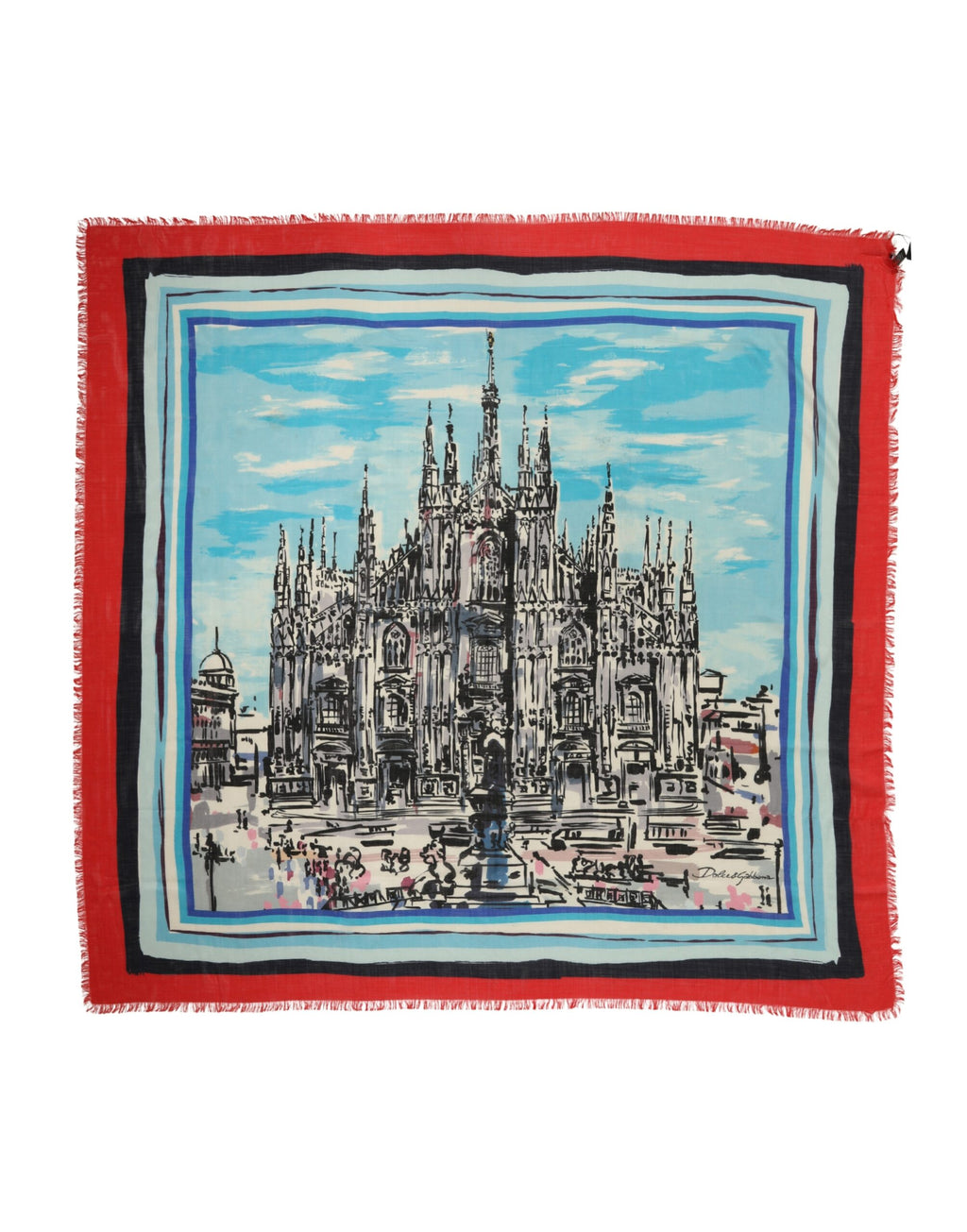 Dolce & Gabbana Multicolor Scarf for Men alternate view