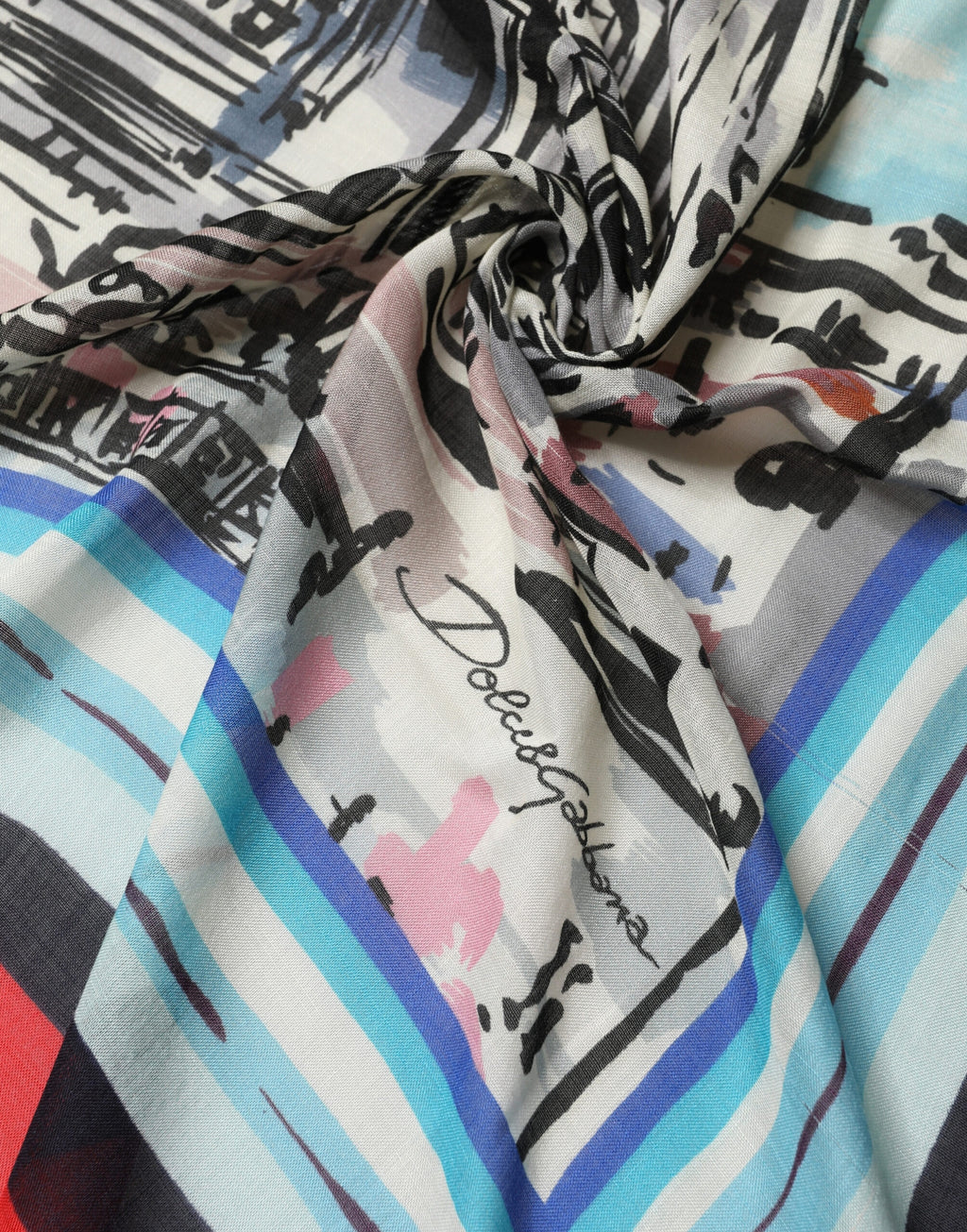 Dolce & Gabbana Multicolor Scarf for Men additional view