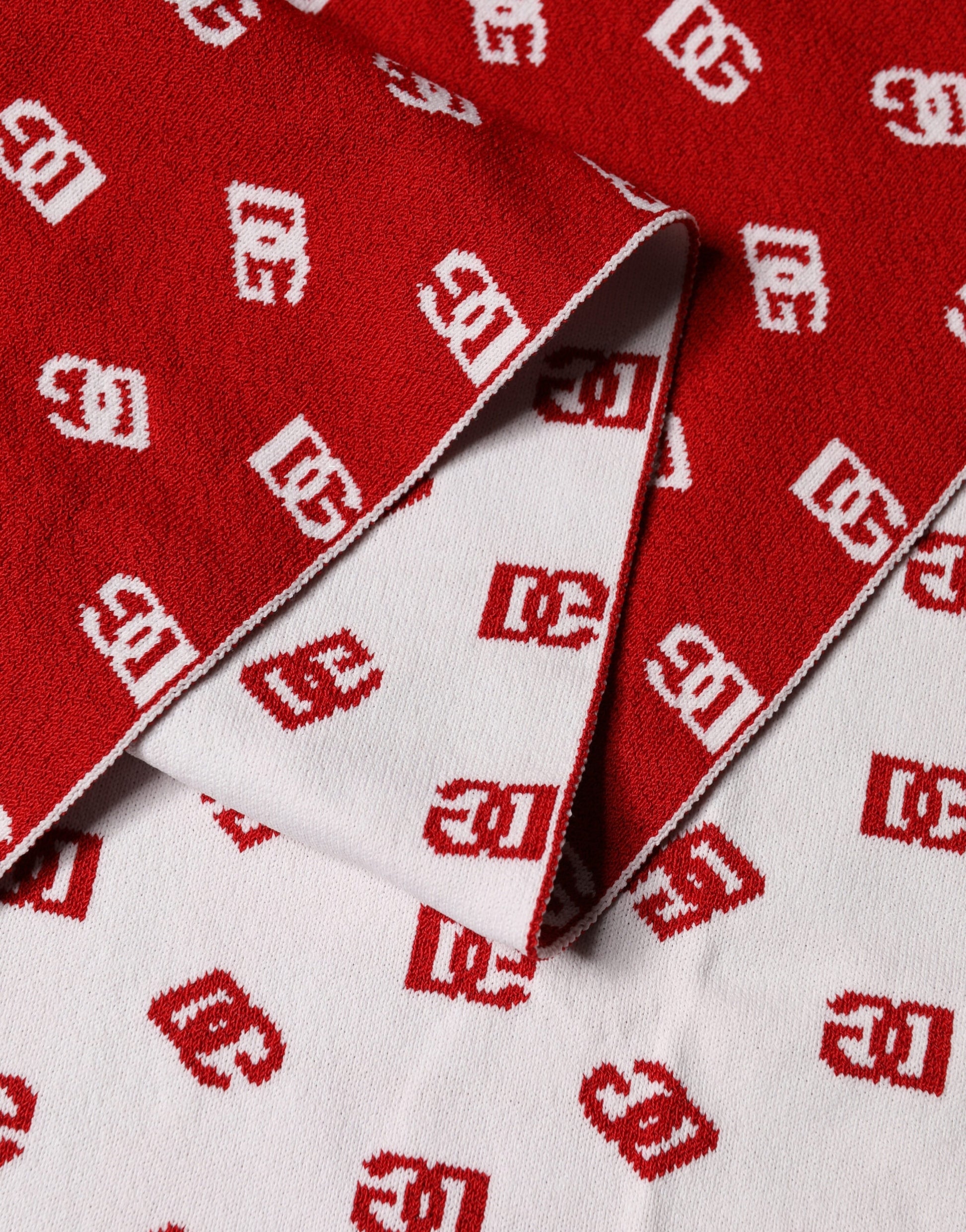 Dolce & Gabbana Red Scarf for Men side view