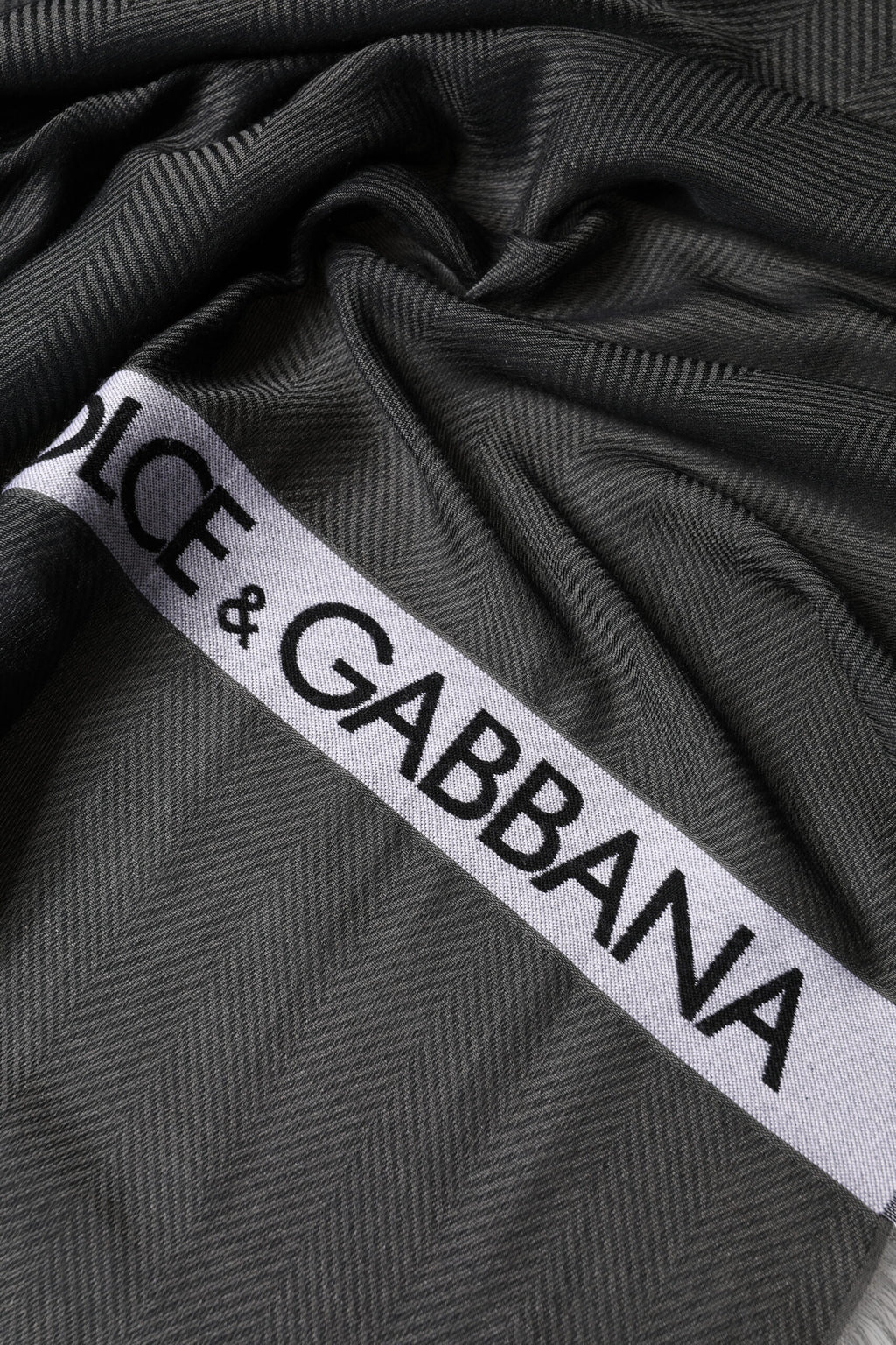 Dolce & Gabbana Black Scarf for Men side view
