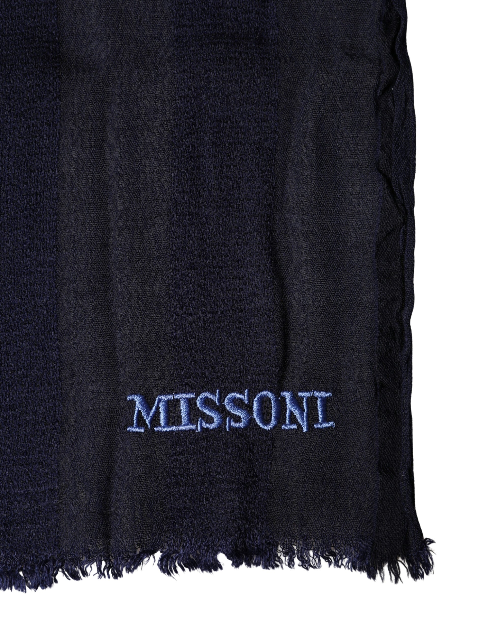 Dolce & Gabbana Blue Scarf Unisex detail view