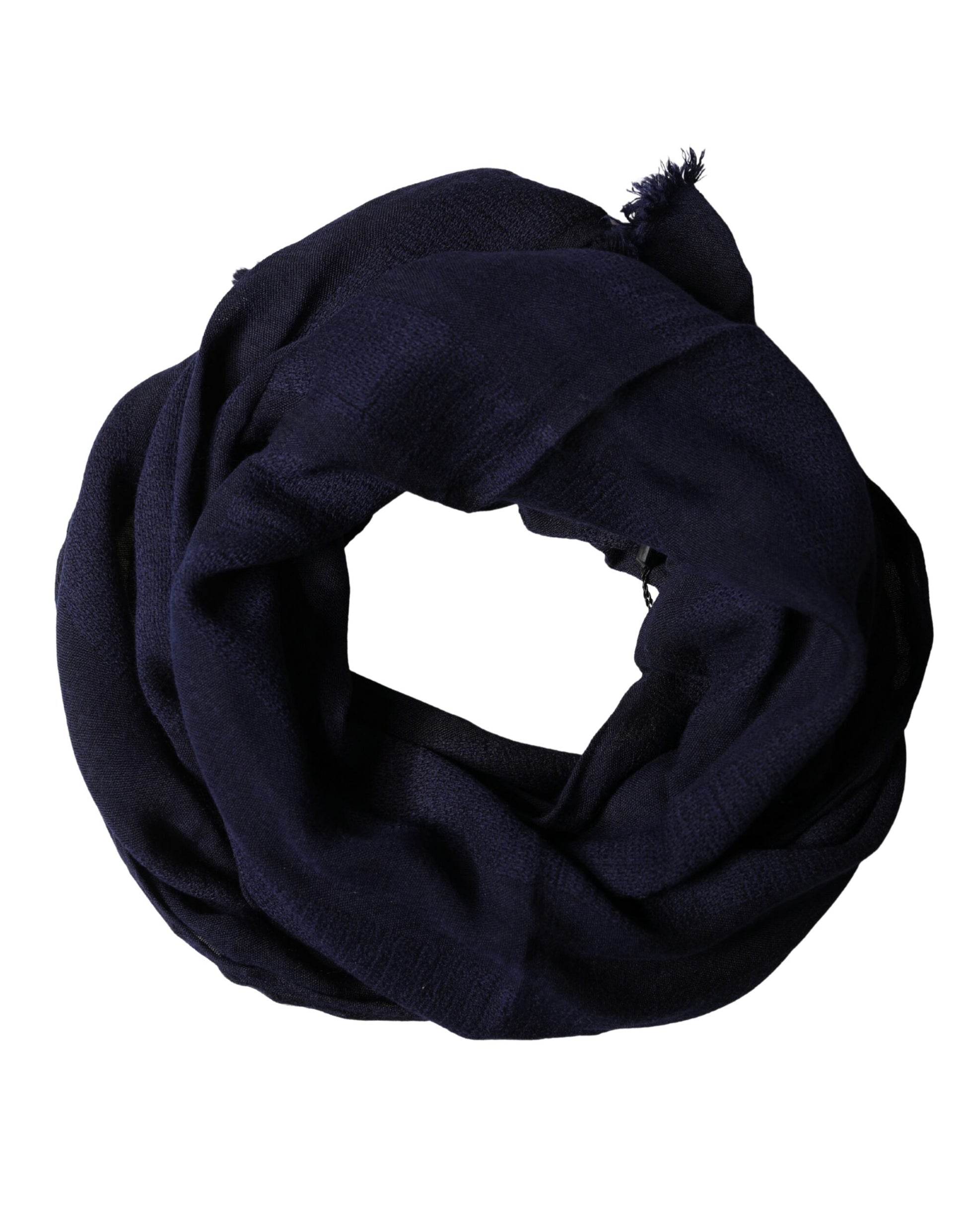 Dolce & Gabbana Blue Scarf Unisex side view
