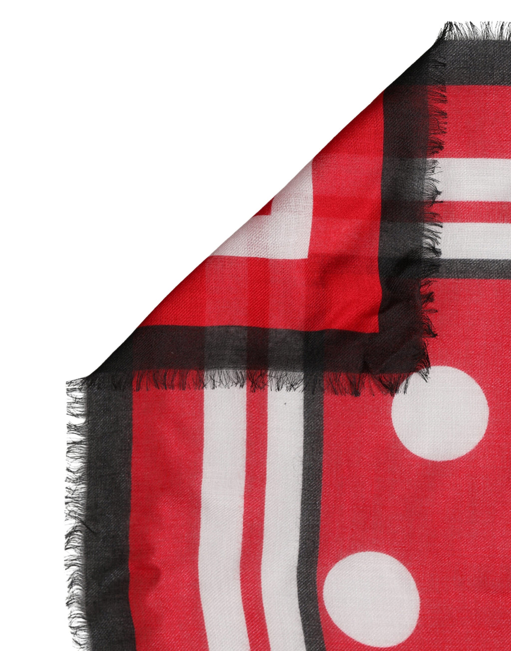 Dolce & Gabbana Red Scarf for Women detail view