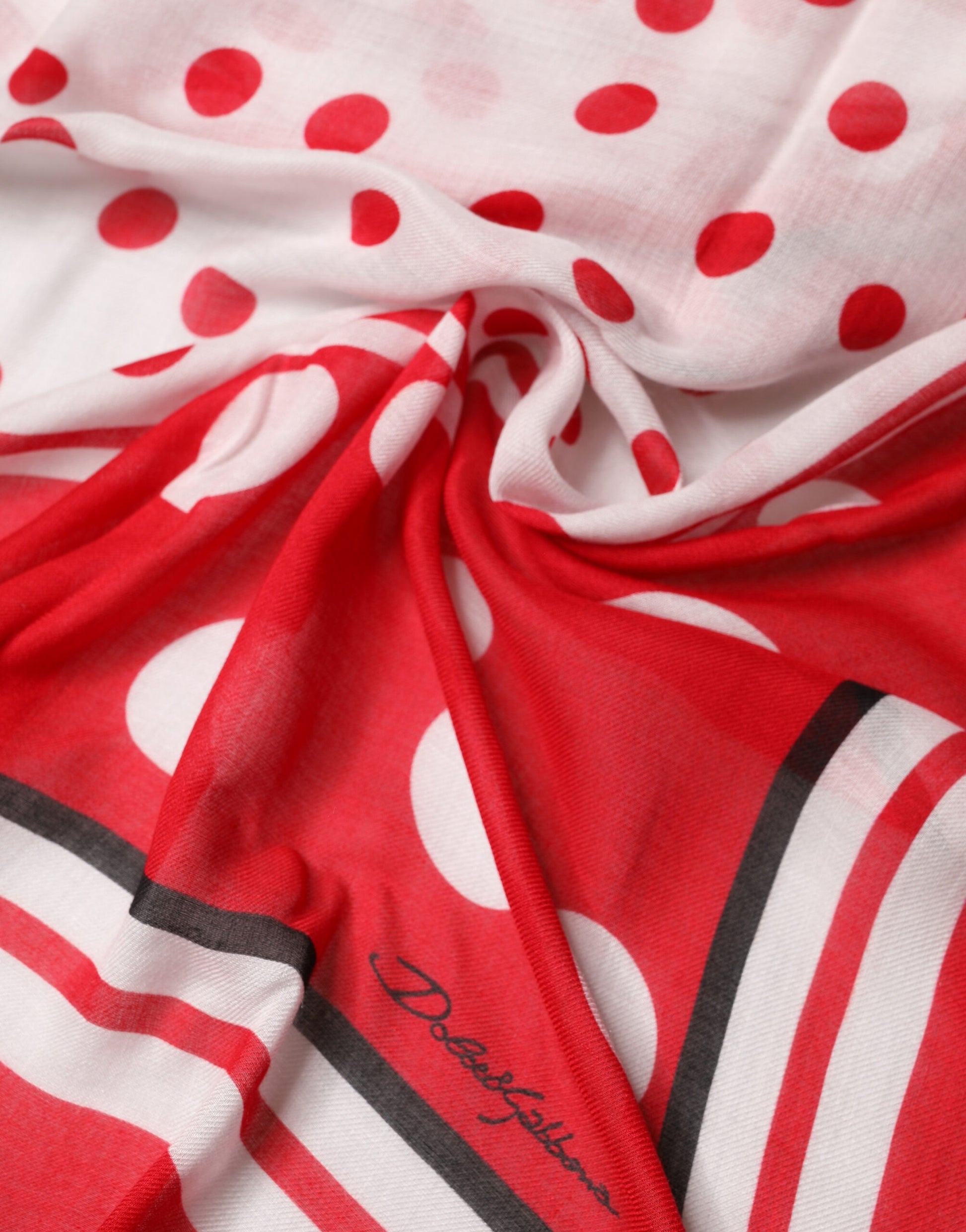 Dolce & Gabbana Red Scarf for Women side view