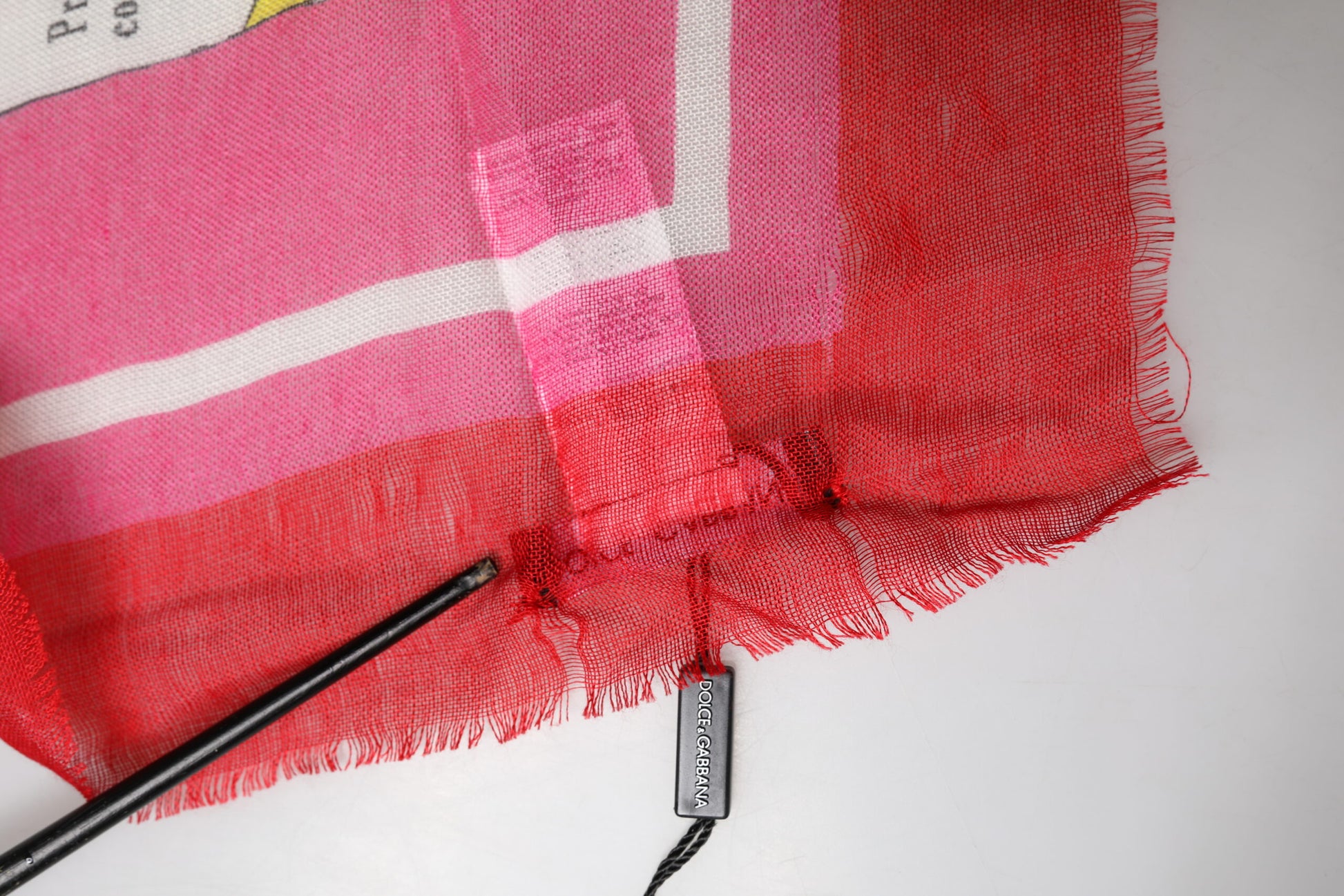 Dolce & Gabbana Pink Scarf for Women additional view