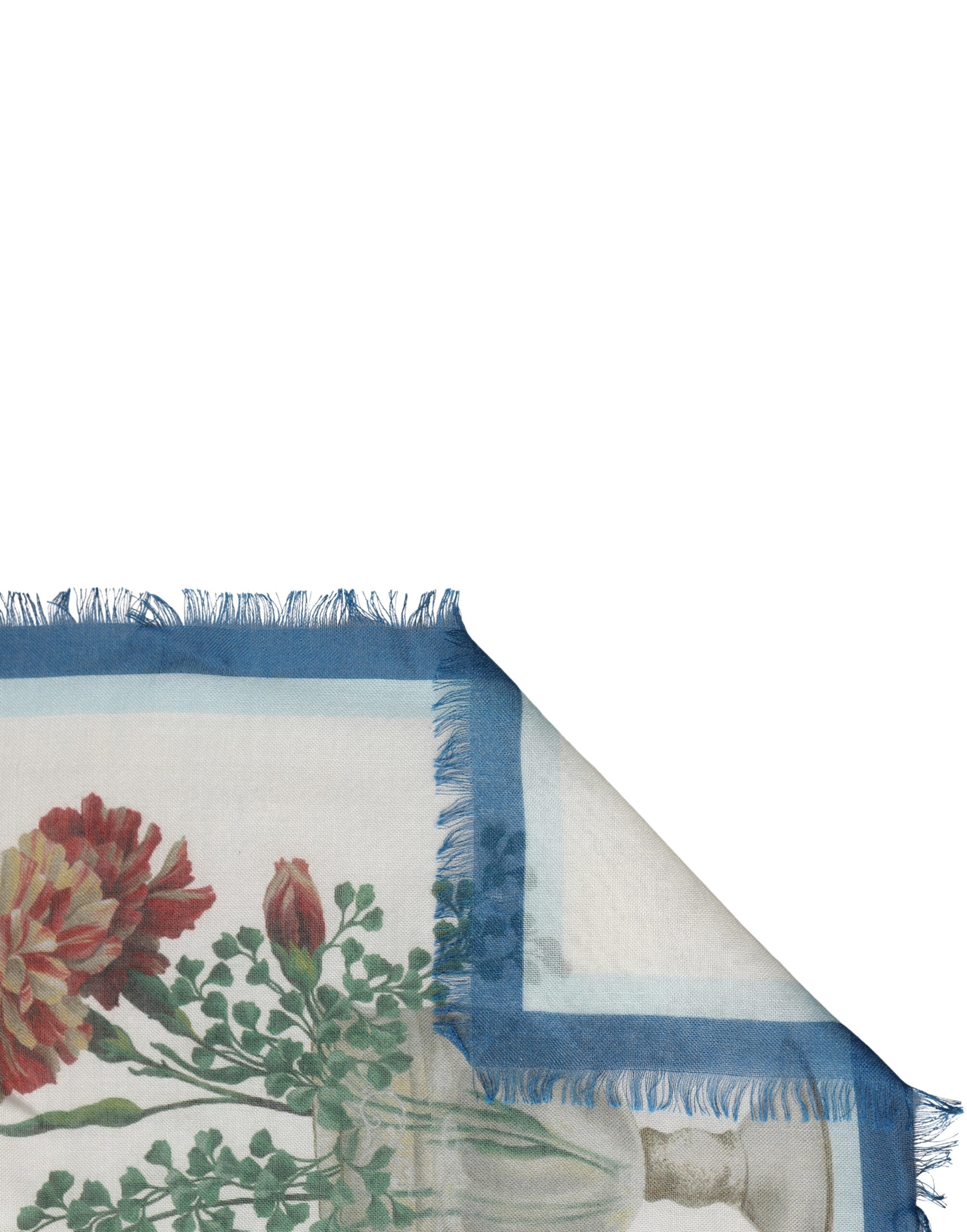 Dolce & Gabbana White Scarf for Women detail view