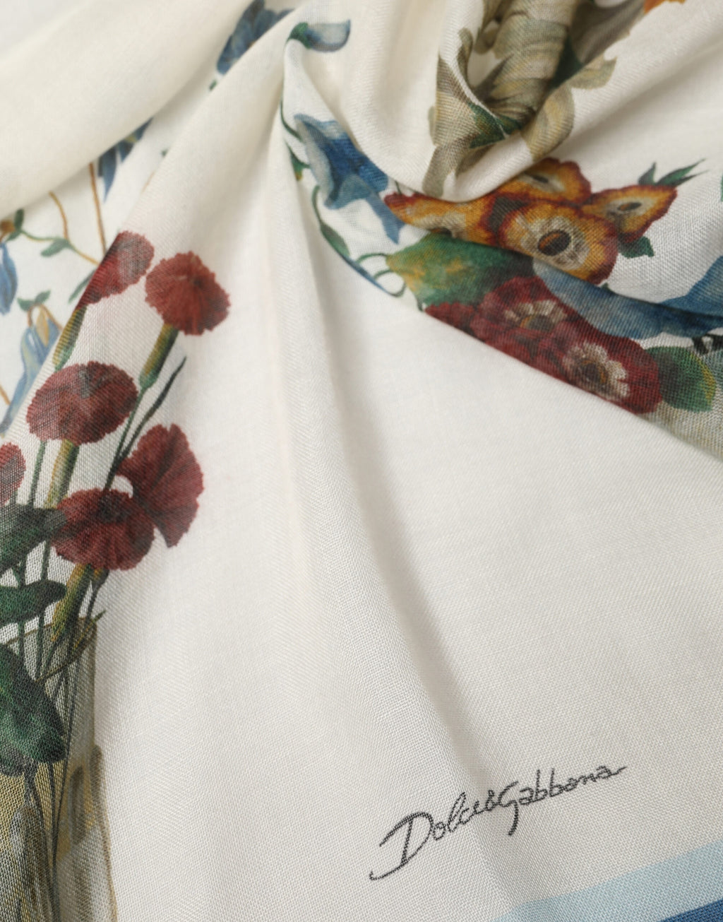 Dolce & Gabbana White Scarf for Women side view