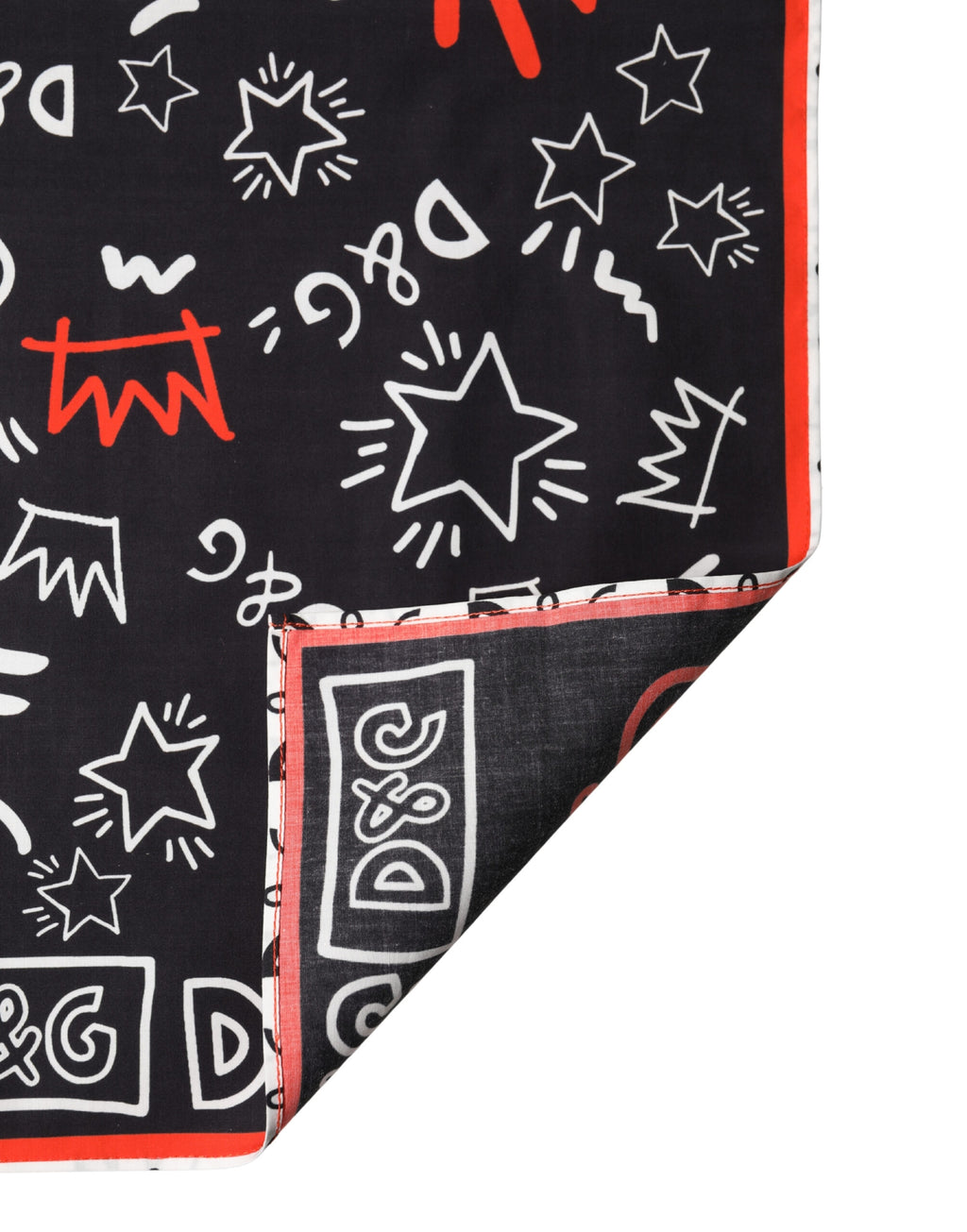 Dolce & Gabbana Black Scarf for Women detail view
