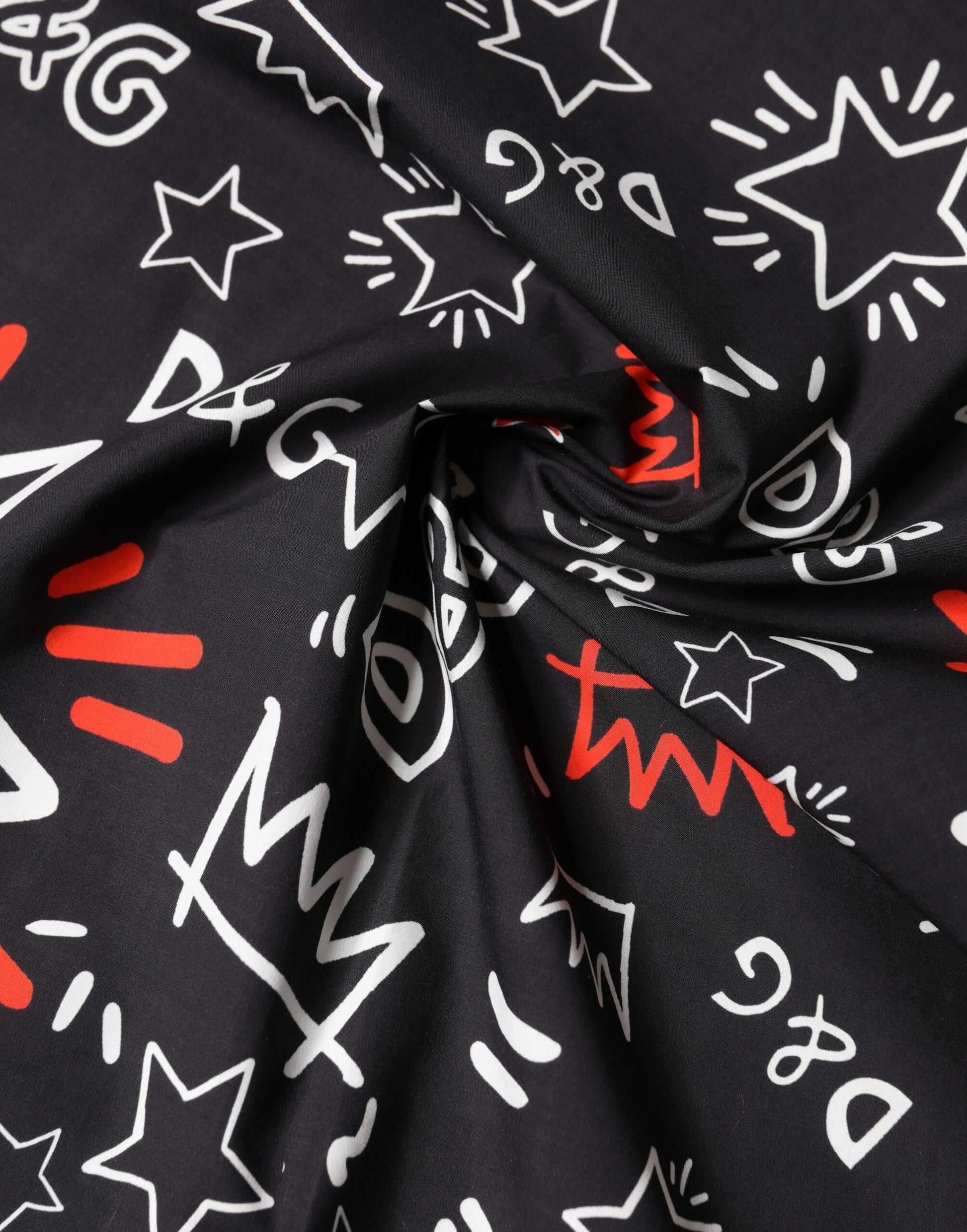 Dolce & Gabbana Black Scarf for Women side view