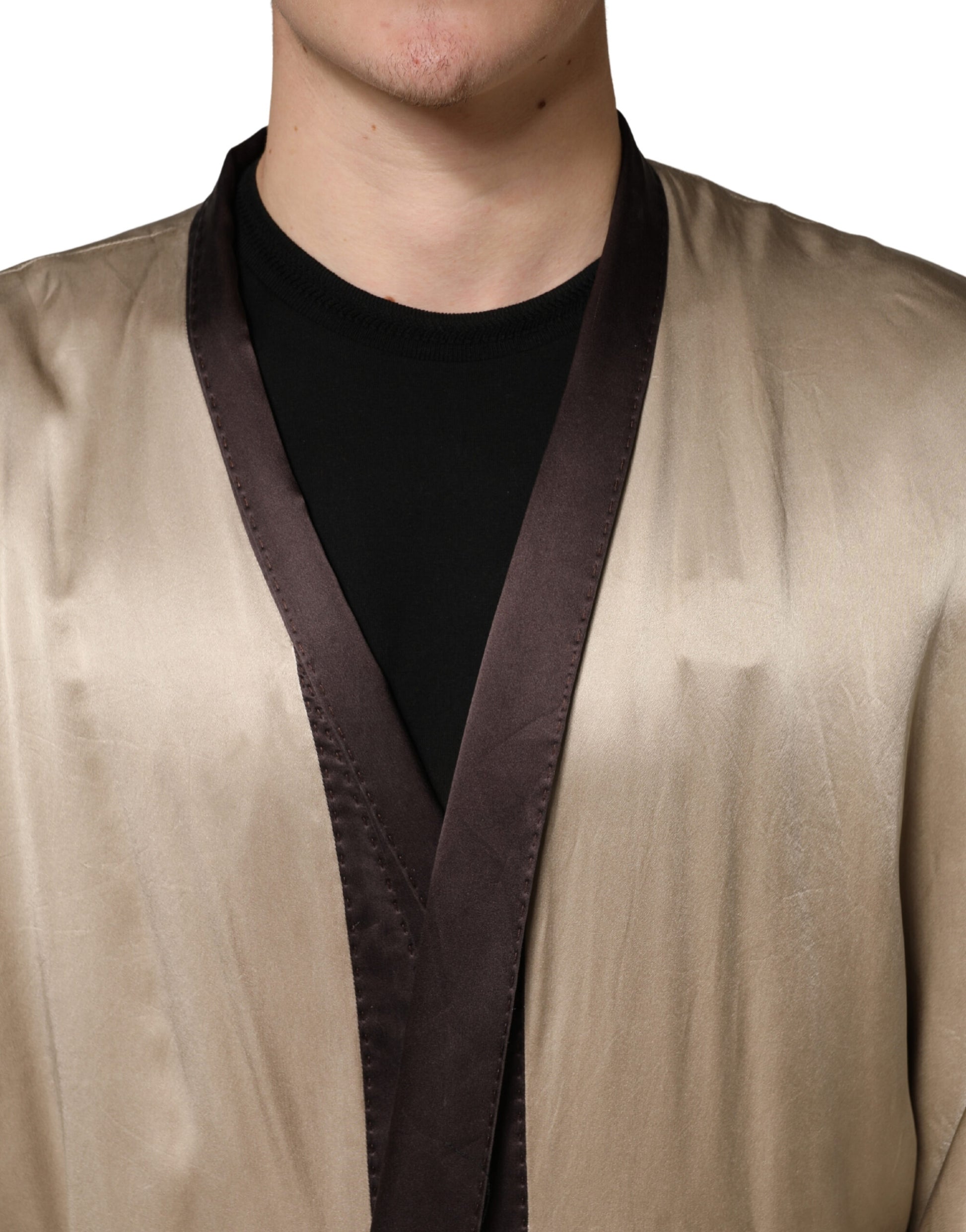 Dolce & Gabbana Beige Coat for Men additional view
