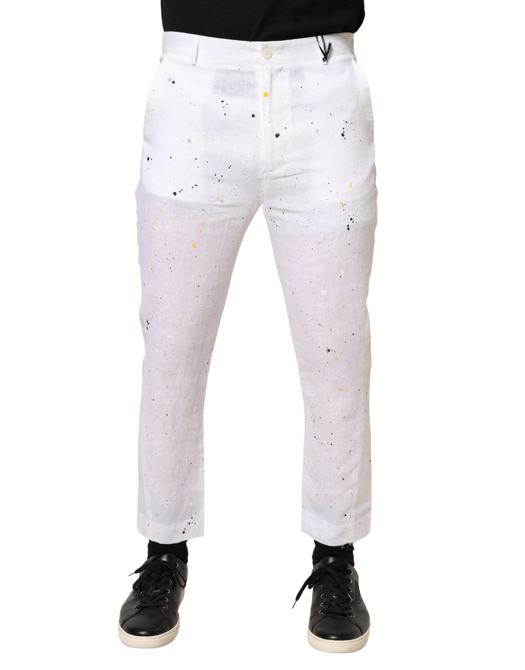 Daniele Alessandrini White Casual Pants for Men