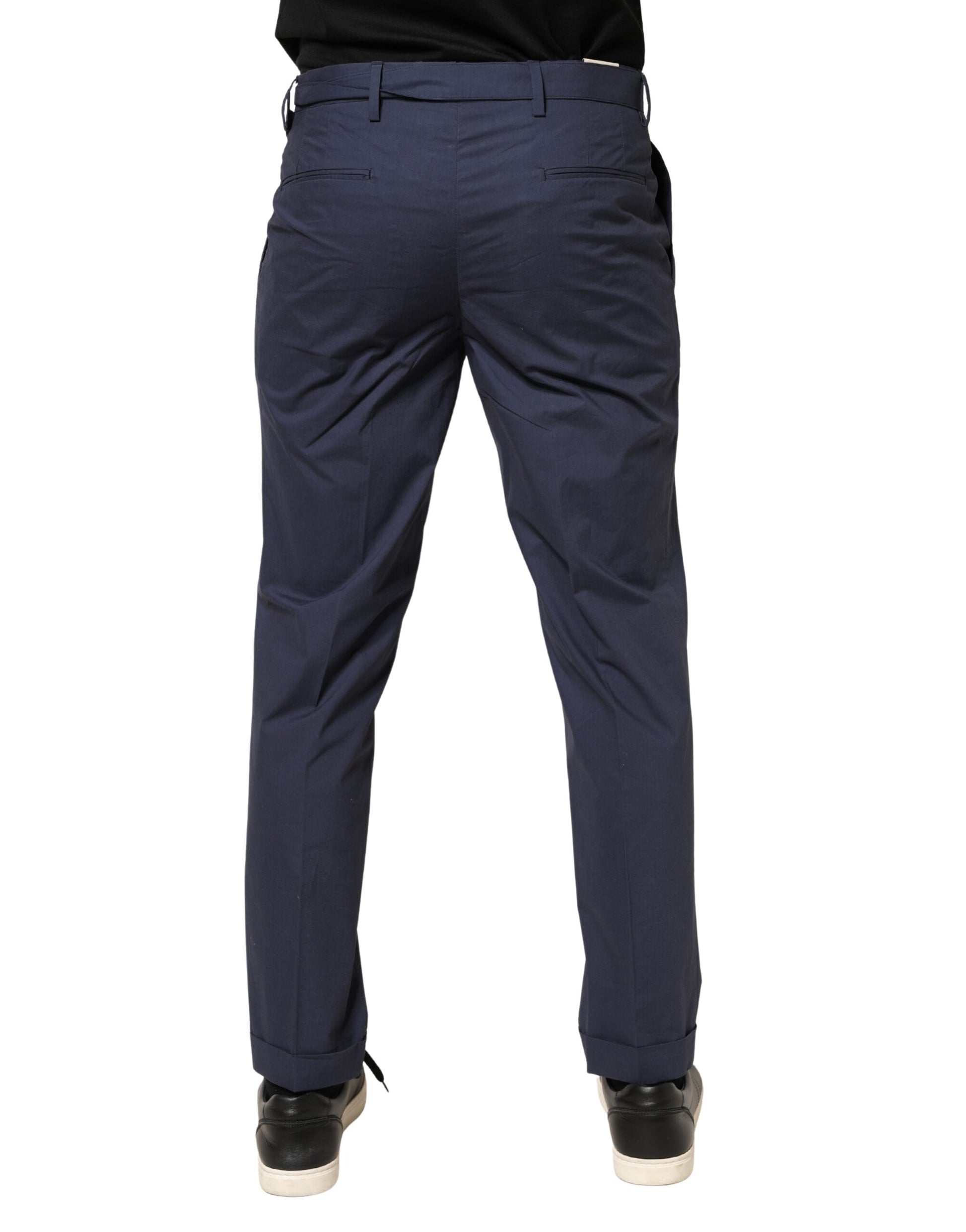 Briglia 1949 Blue Dress Pants for Men side view